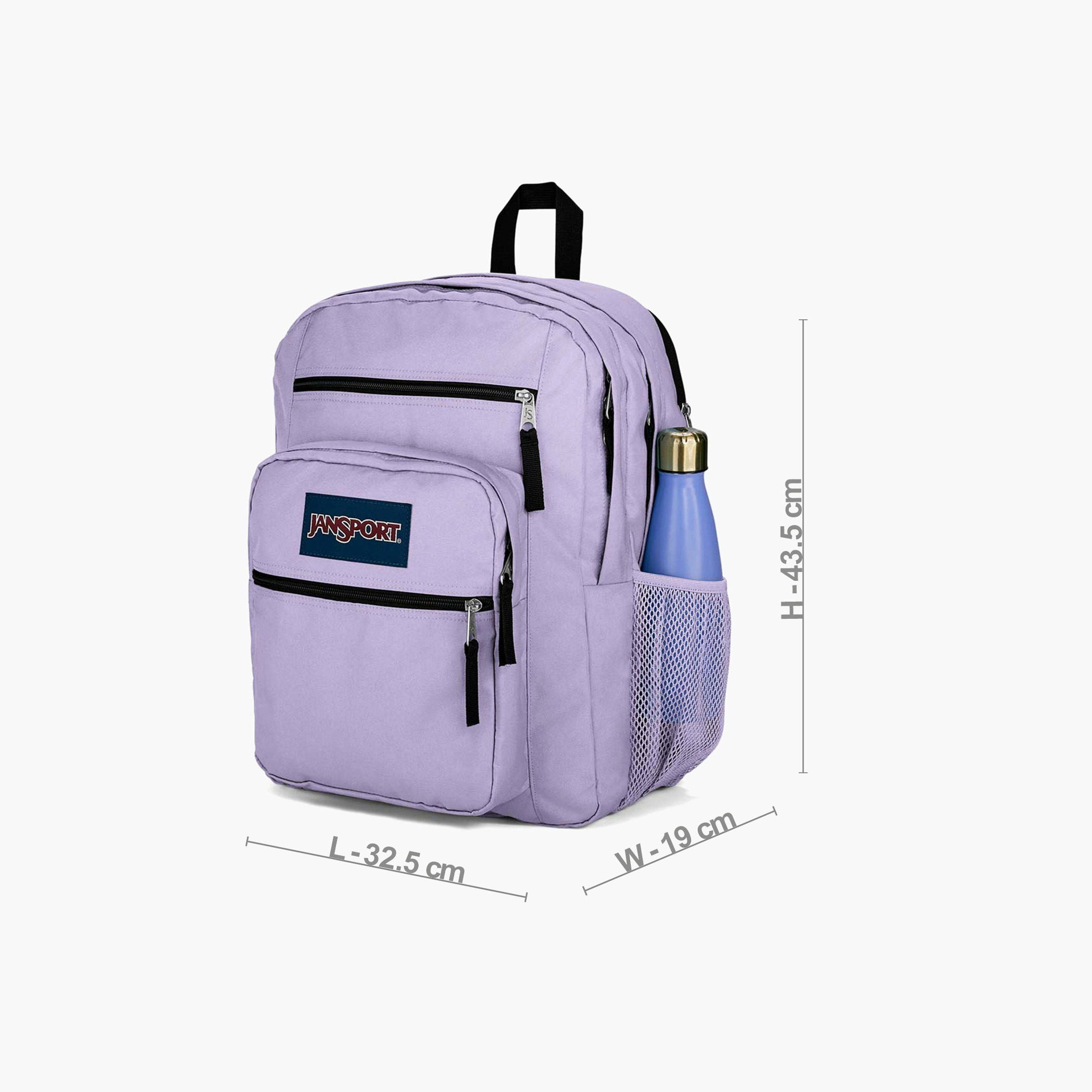 Jansport Big Student Printed Backpack with Zip Closure - 43x33x25 cms Lifetime Warranty-school-bagsandbackpacks-backpacks-image-14