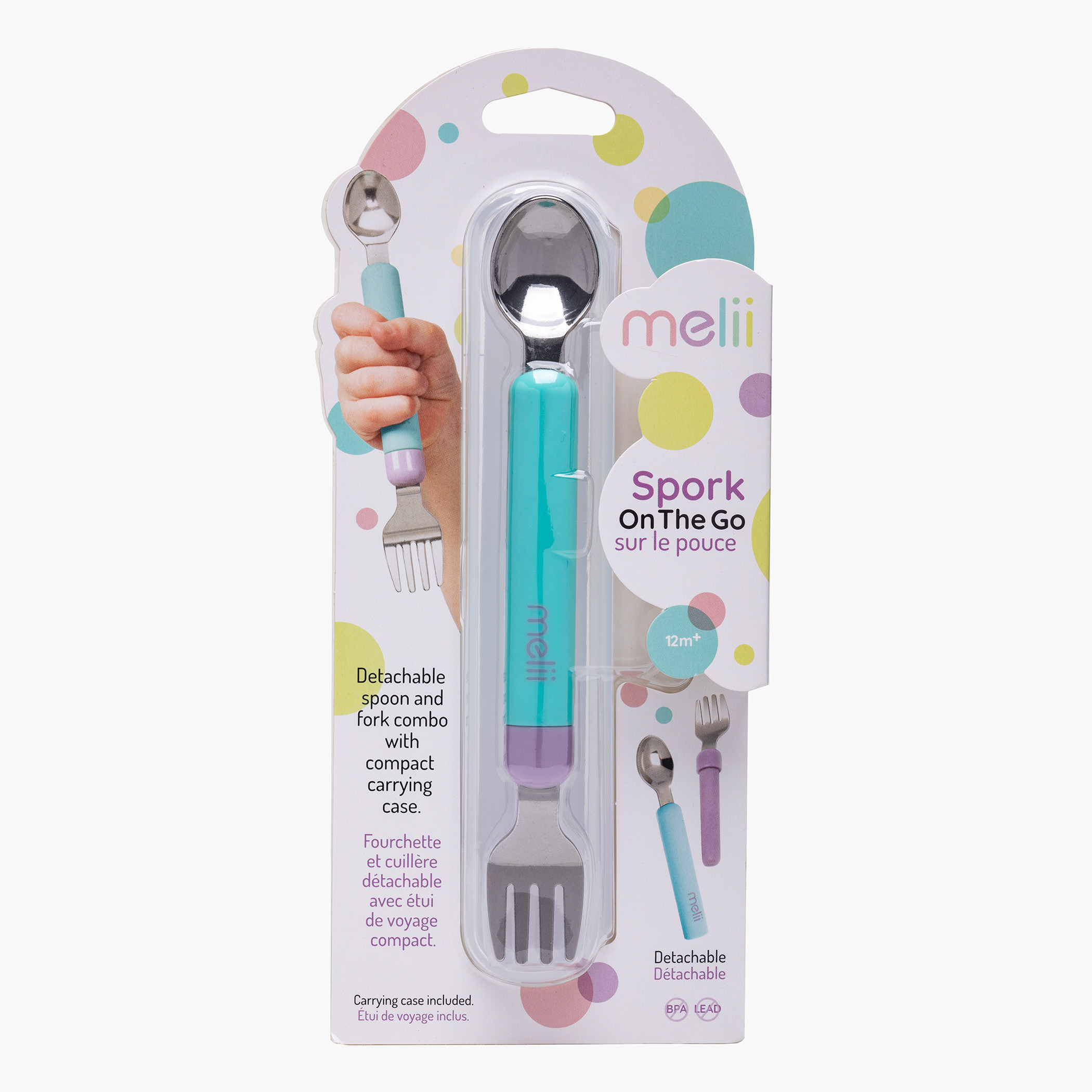 Melii Detachable Spoon and Fork with Carrying Case-baby-feeding-mealtimeessentials-image-1