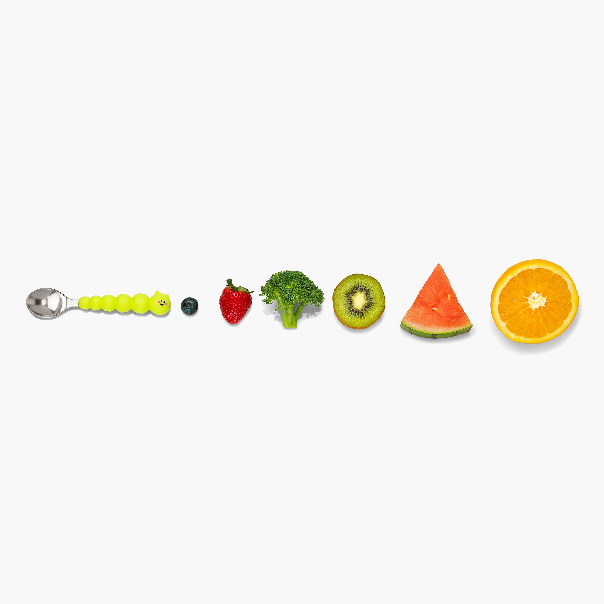 Melii Silicone Caterpillar Spoon and Fork Set-baby-feeding-mealtimeessentials-image-5