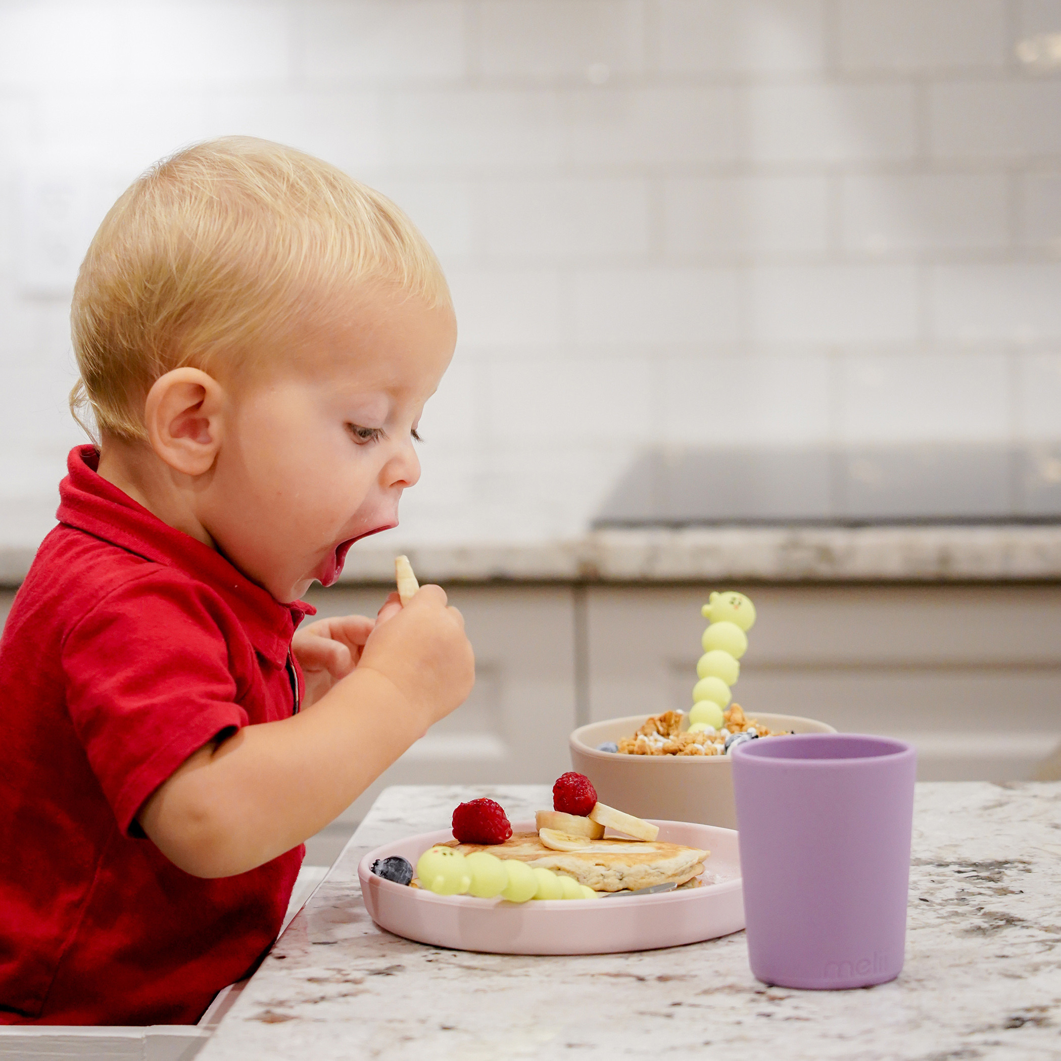 Melii Silicone Caterpillar Spoon and Fork Set-baby-feeding-mealtimeessentials-image-9