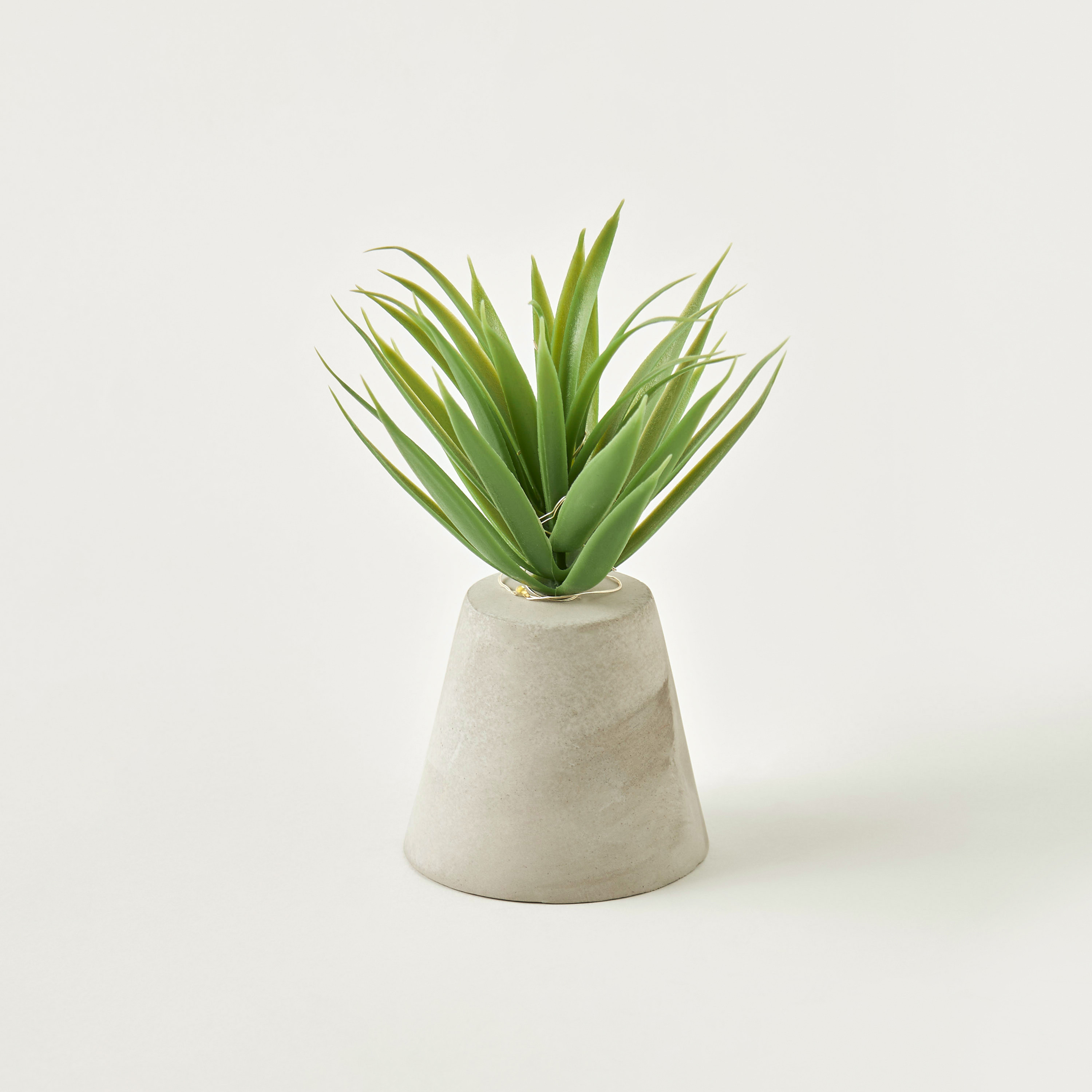 Findz Faux Plant with LED Lights - 9x8x20 cms-household-decor-vasesandbowls-image-2