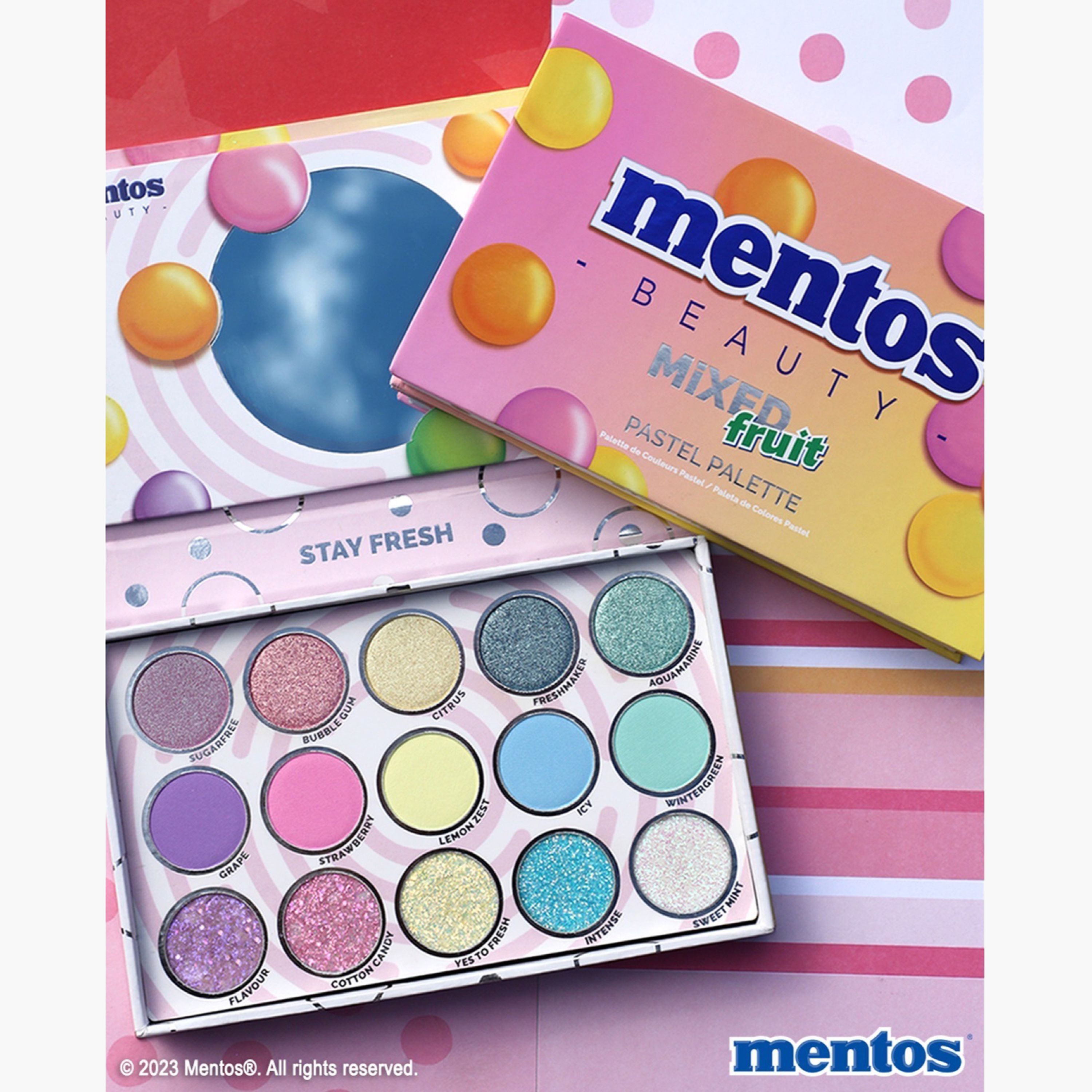 Rude Mentos Mixed Fruit Eyeshadow Palette - 15 g-beautyandpersonalcare-makeup-eyes-eyeshadows-image-2