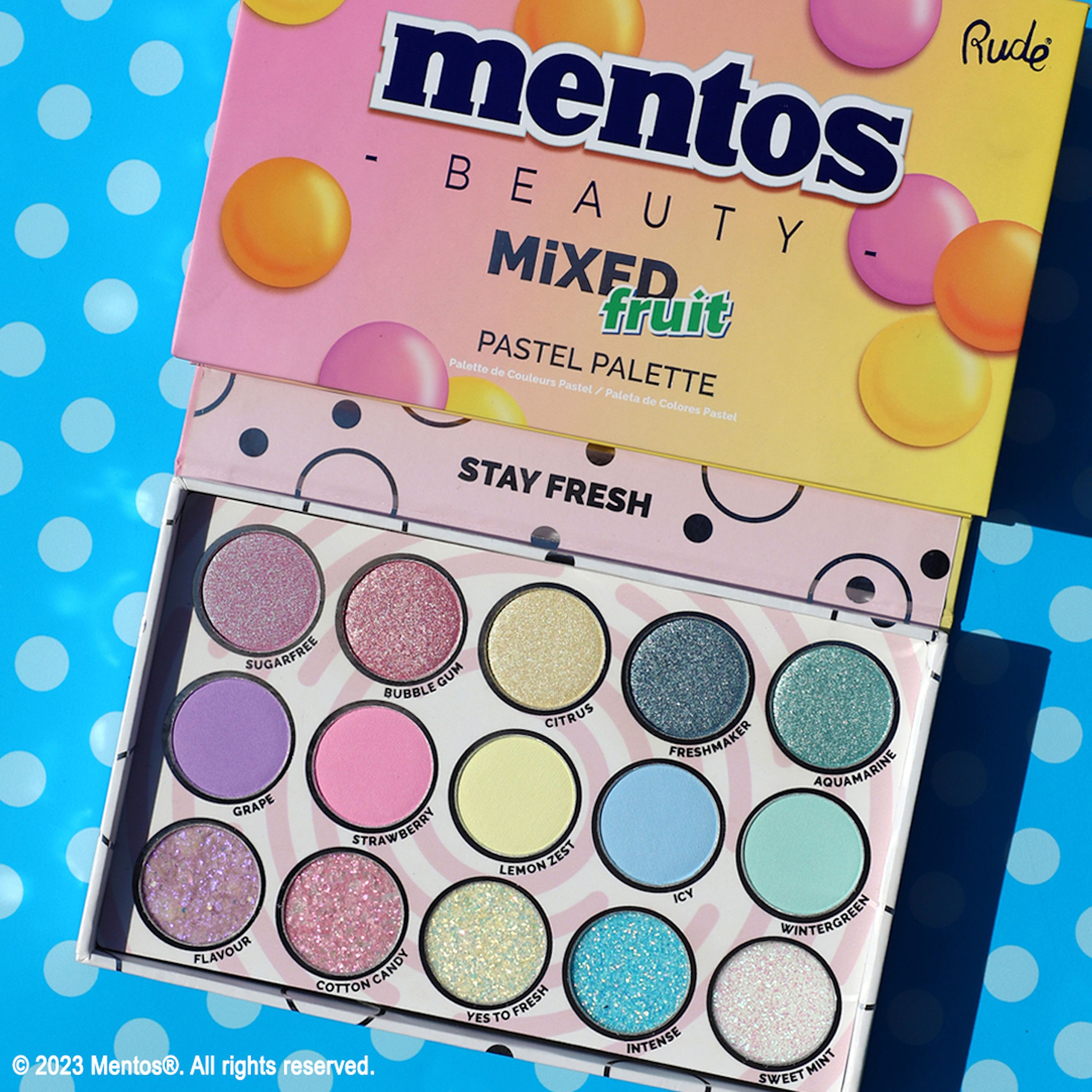 Rude Mentos Mixed Fruit Eyeshadow Palette - 15 g-beautyandpersonalcare-makeup-eyes-eyeshadows-image-4