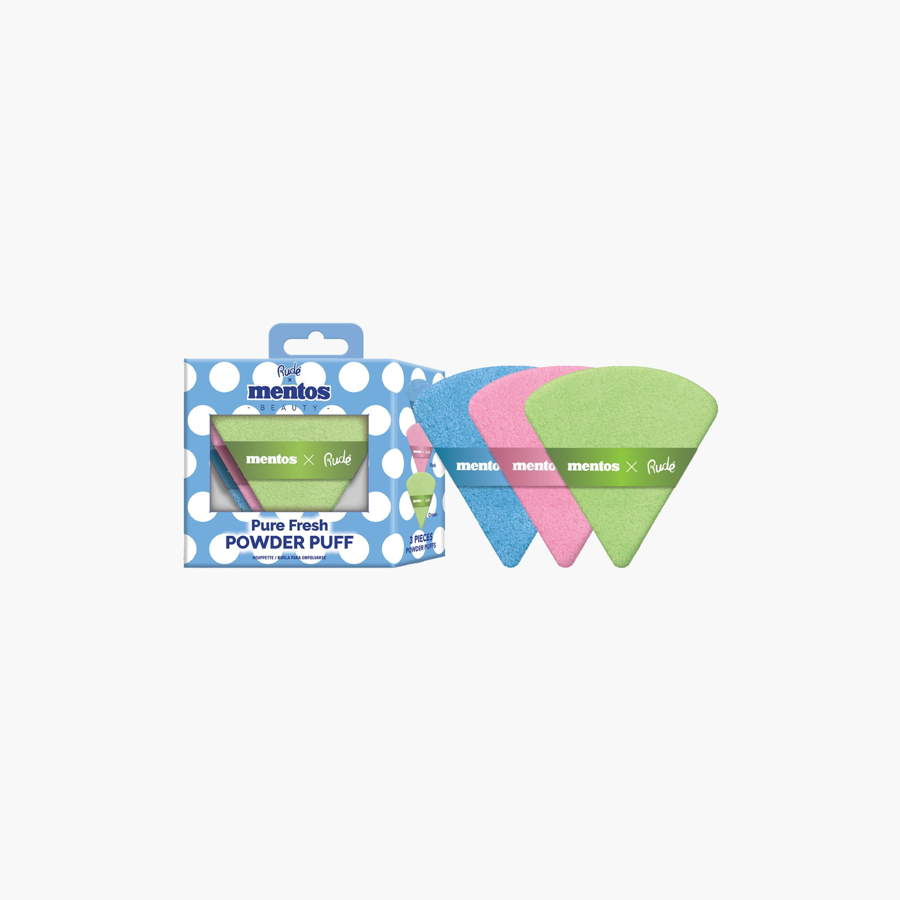 Rude Mentos Pure Fresh Powder Puff - Set of 3-beautyandpersonalcare-makeup-face-facepowders-image-1