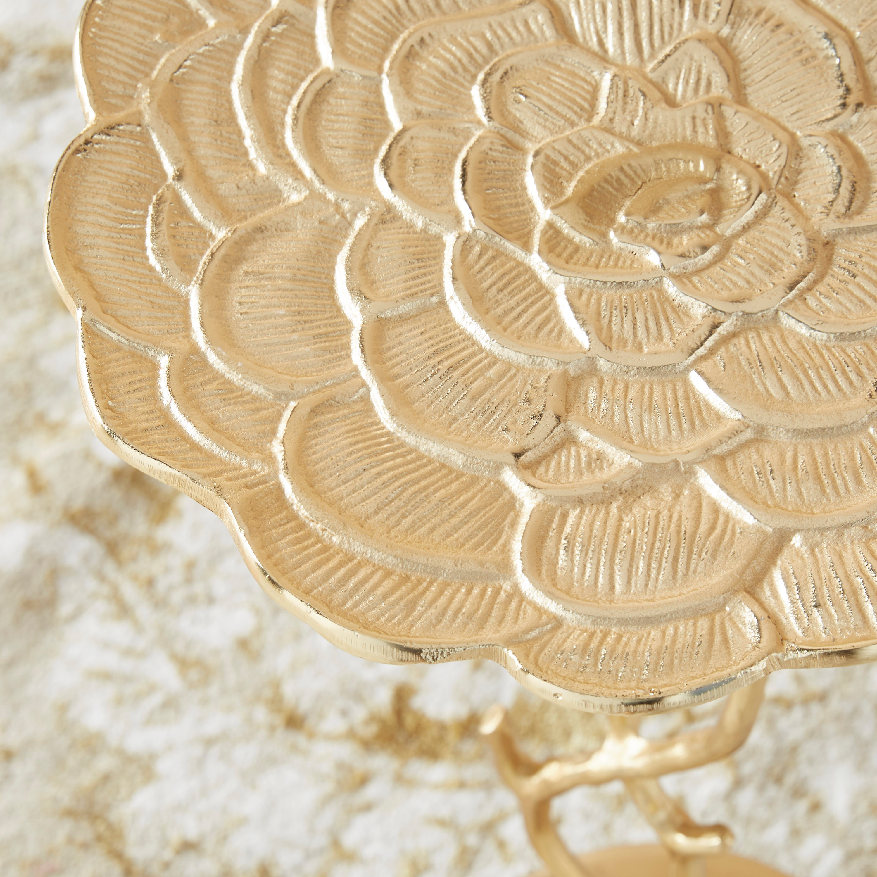 Round Metal Top Accent Table - 30x30x55 cms-furniture-livingroom-sideandendtables-image-3