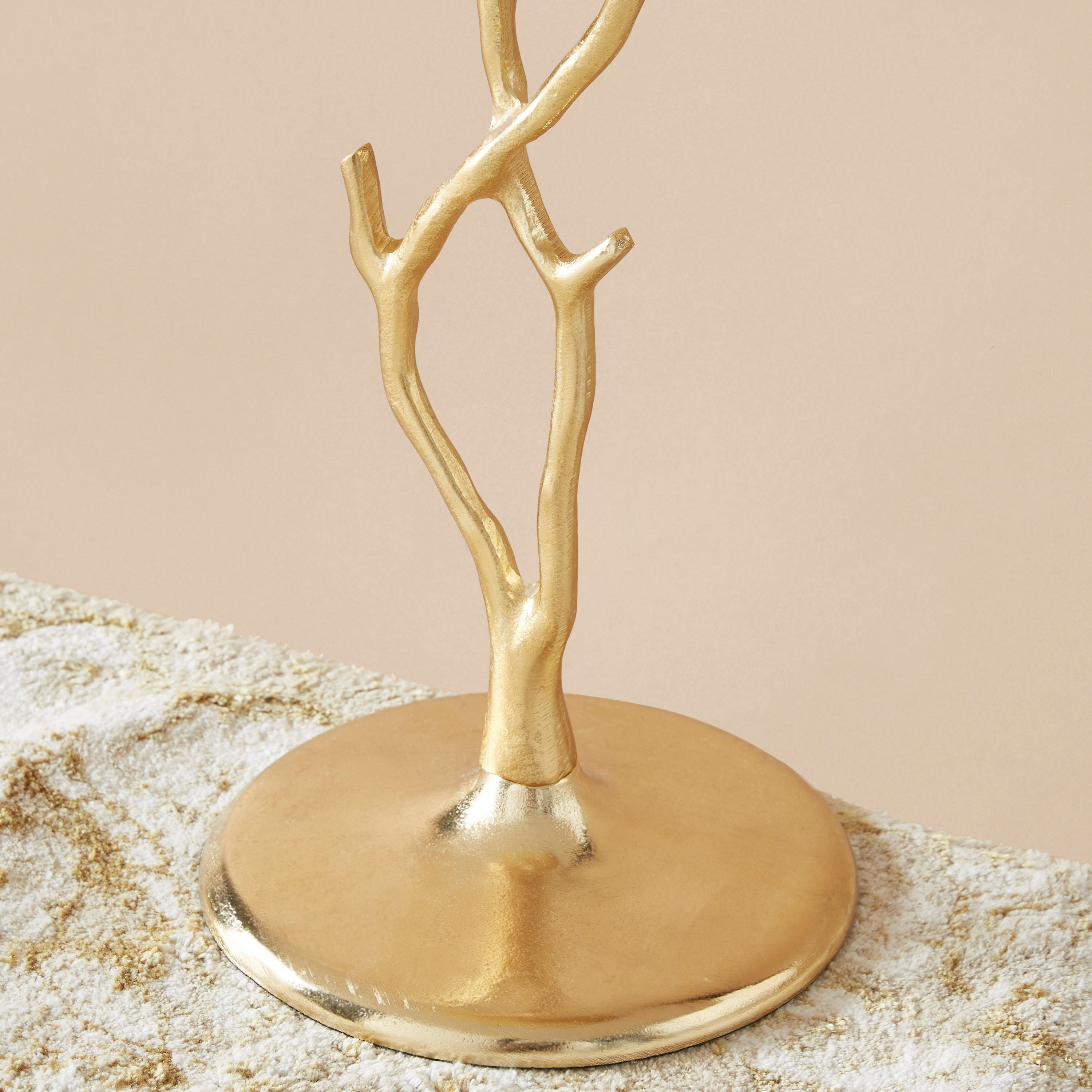 Round Metal Top Accent Table - 30x30x55 cms-furniture-livingroom-sideandendtables-image-4