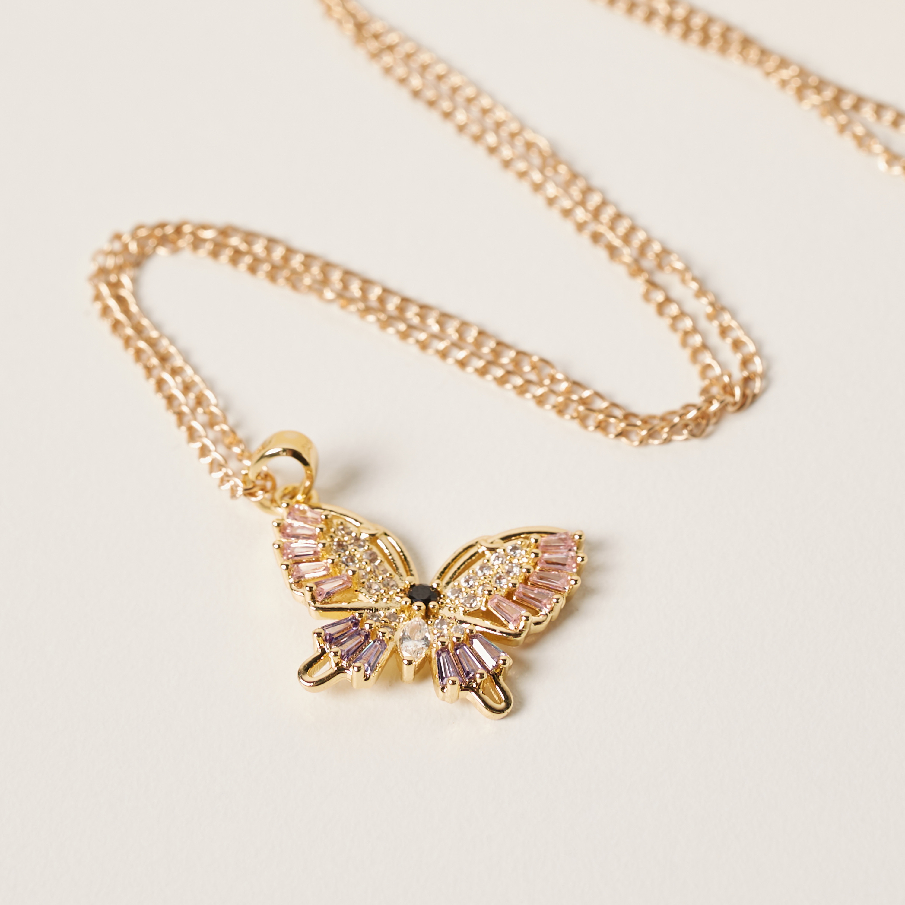 Charmz Embellished Butterfly Necklace-girls-accessories-jewellery-image-3