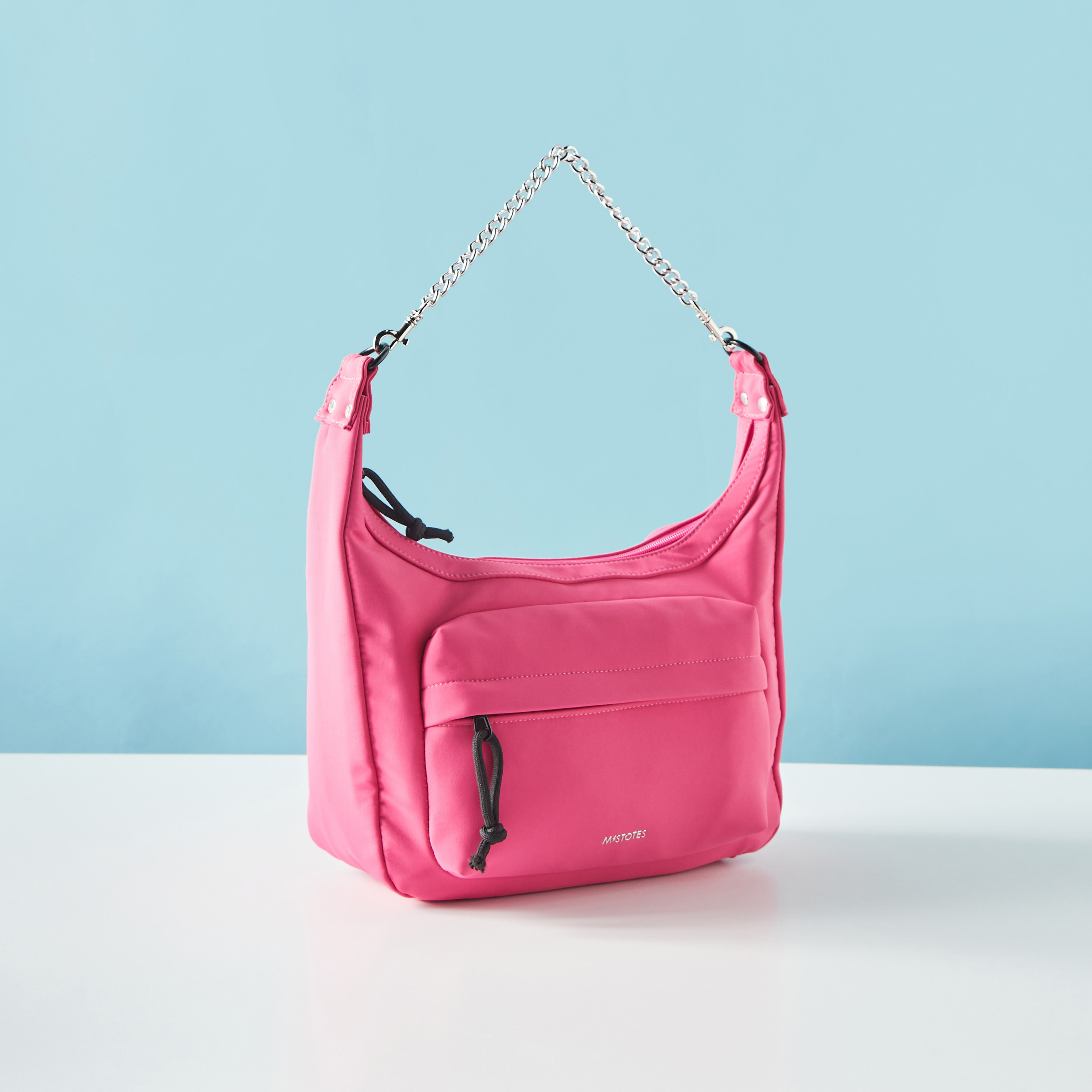 شنطة باجيت سادة بحزام سلسلة ميتاليك من ميستوتس-women-bagsandwallets-handbags-image-3
