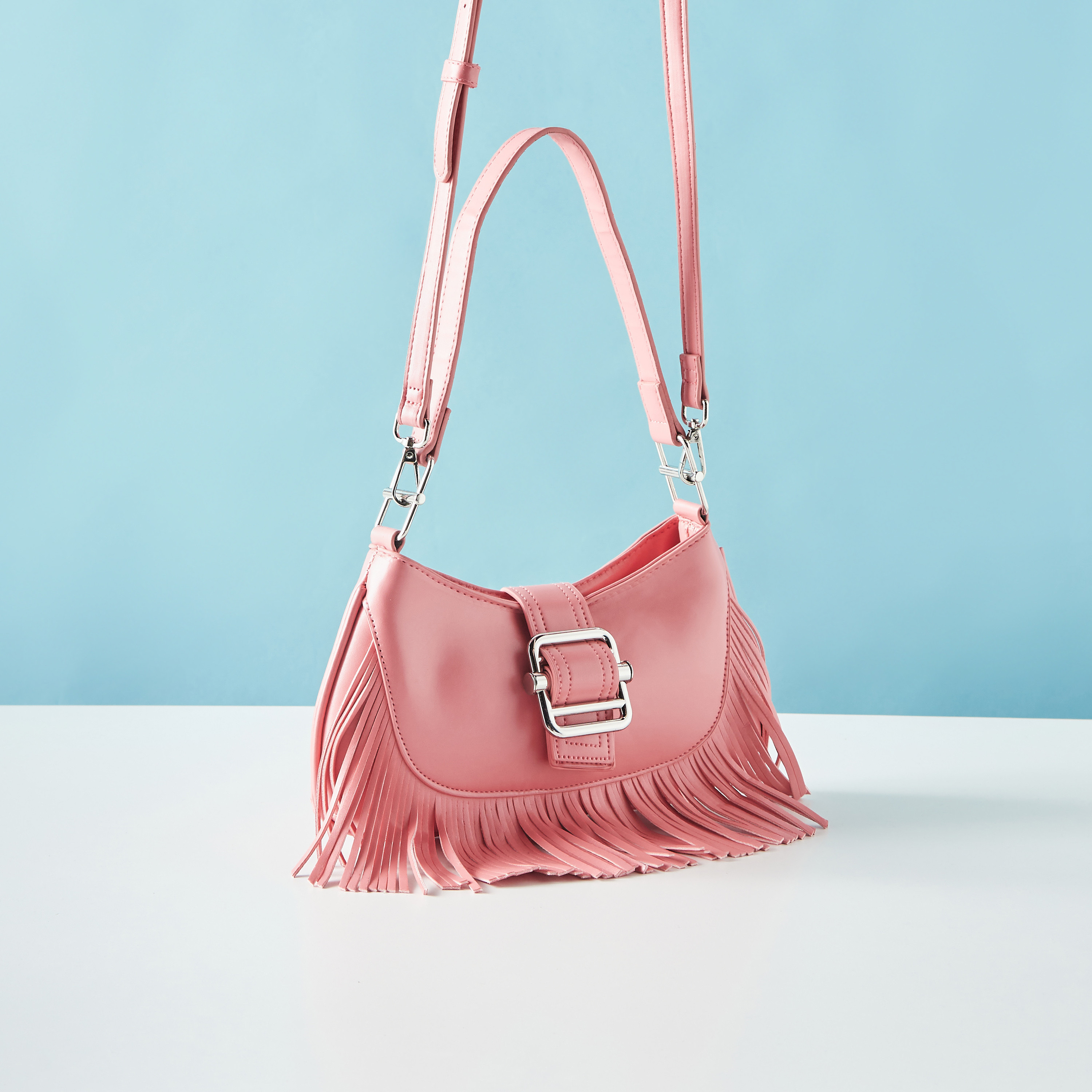 Mistotes Fringe Detail Baguette Bag-women-bagsandwallets-handbags-image-3