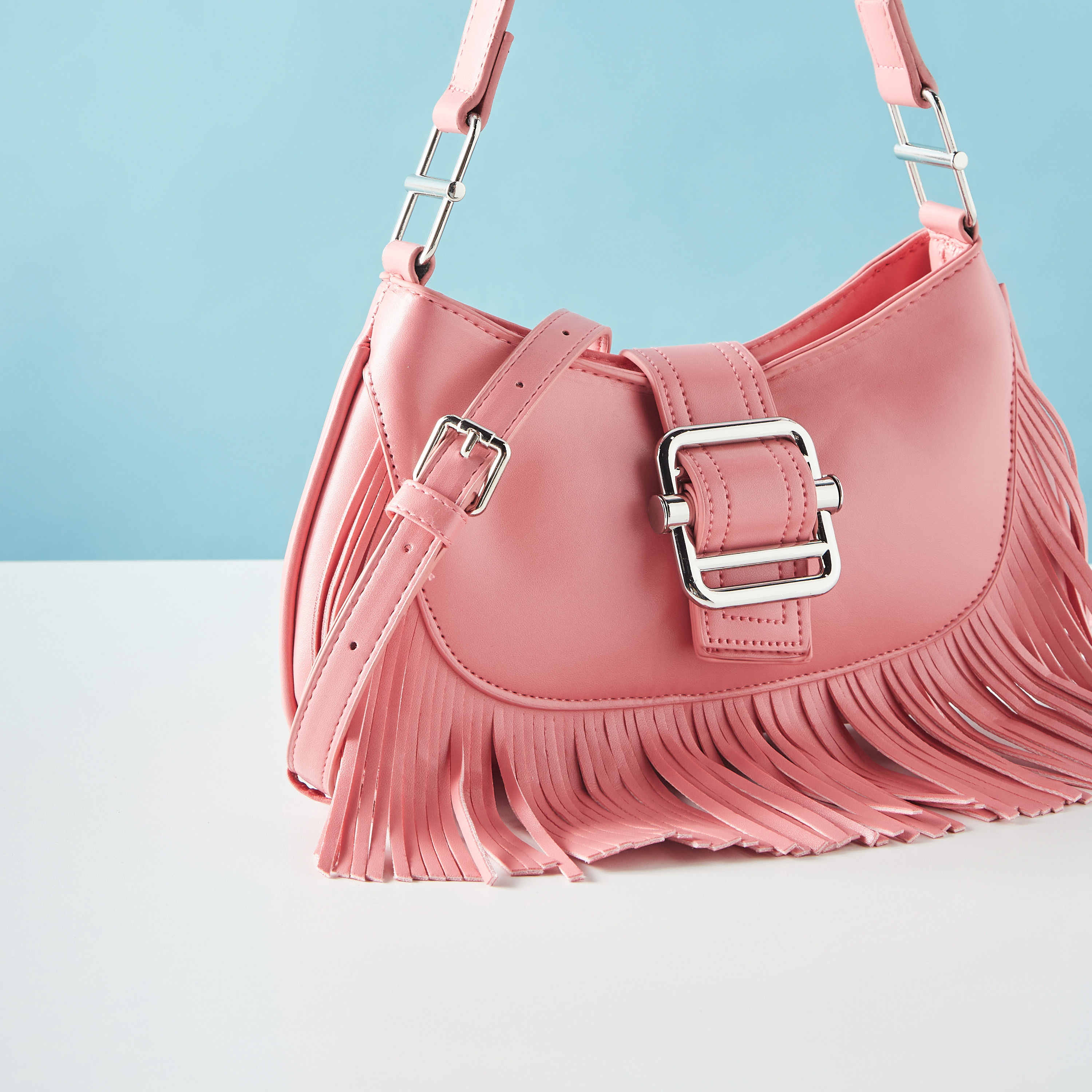 Mistotes Fringe Detail Baguette Bag-women-bagsandwallets-handbags-image-4