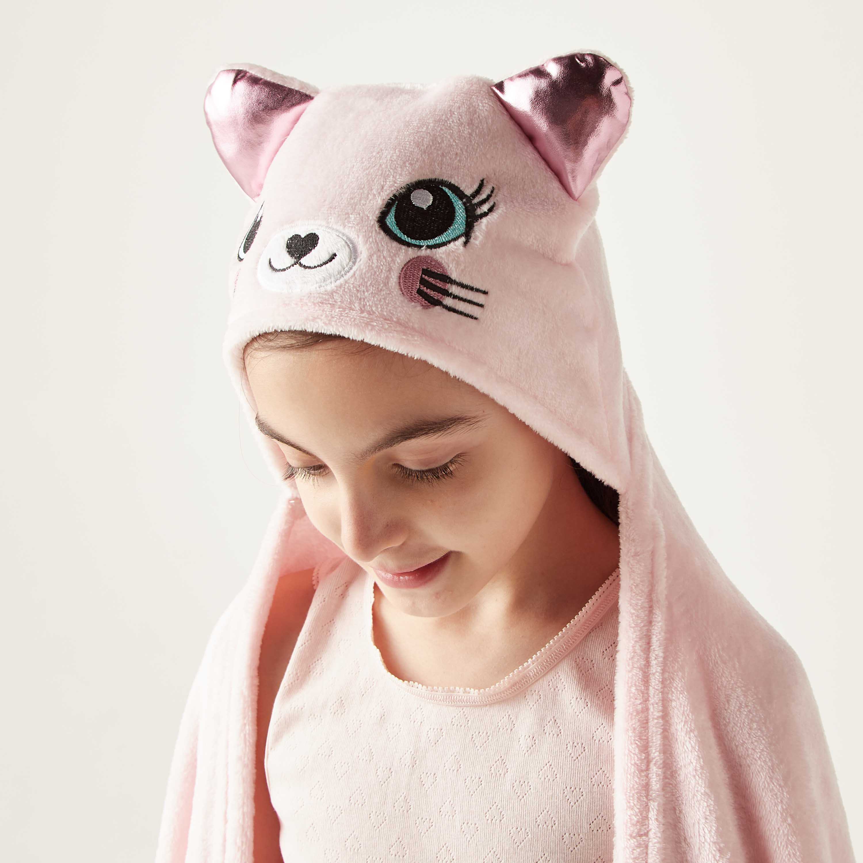 Cat hooded cheap blanket