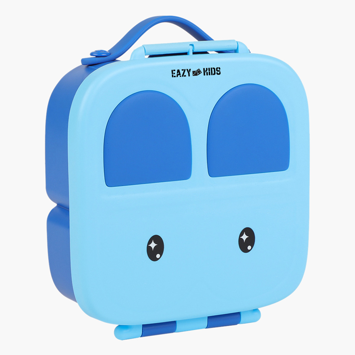 صندوق غداء بينتو بمقبض وطبعات من إيزي كيدز - أزرق-school-lunchessentials-lunchboxes-image-1