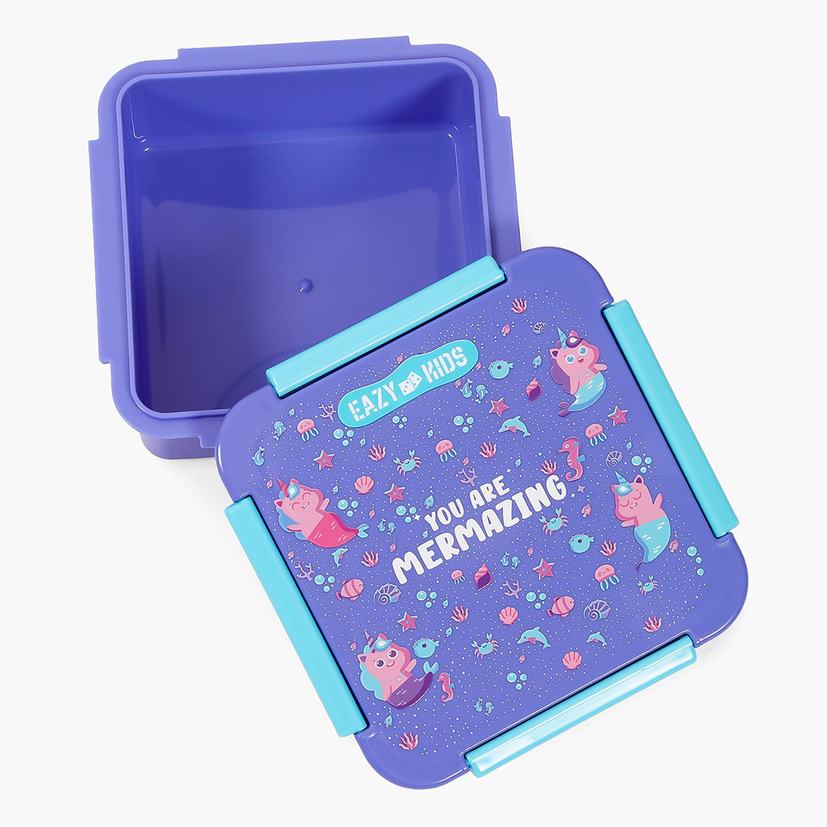 Eazy Kids Mermaid Print Lunch Box-school-lunchessentials-lunchboxes-image-5