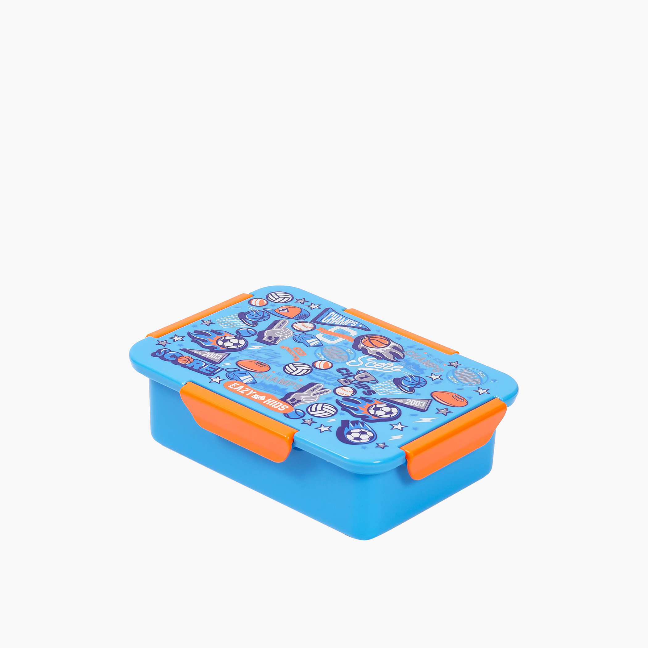 Eazy Kids Soccer Print Lunch Box-school-lunchessentials-lunchboxes-image-2
