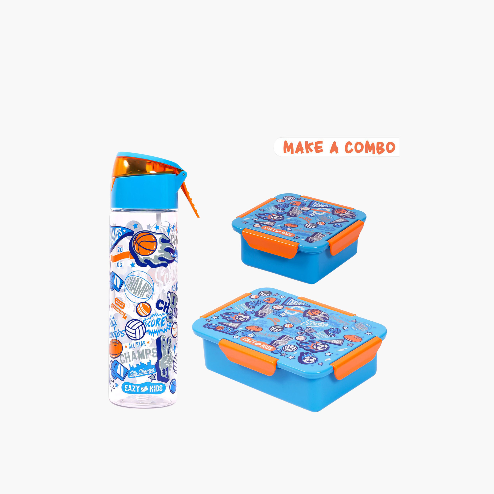 Eazy Kids Soccer Print Lunch Box-school-lunchessentials-lunchboxes-image-8