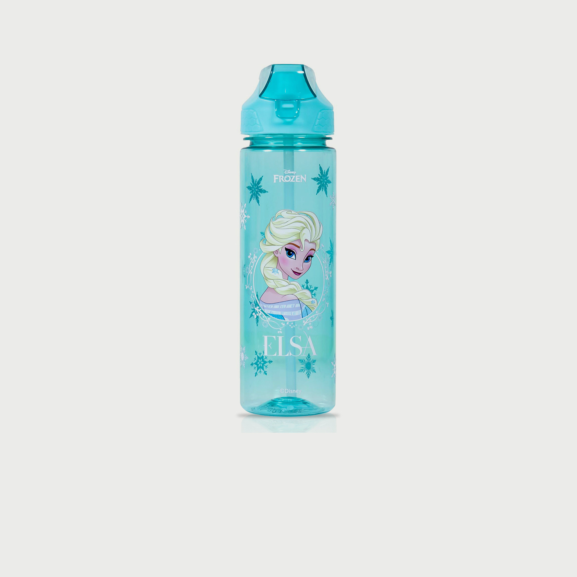 Disney Frozen Elsa Print Water Bottle - 650 ml-school-waterbottles-image-1