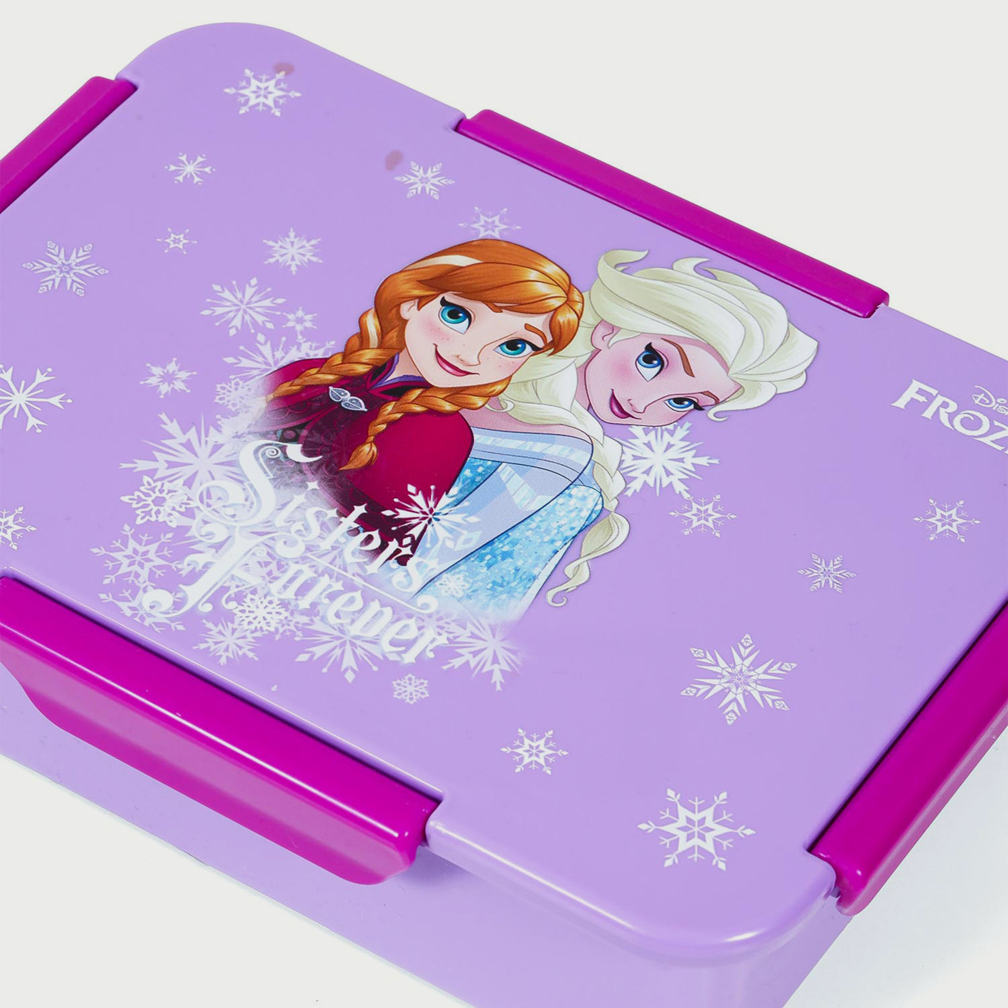 Buy Disney Frozen Elsa and Anna Print Bento Lunch Box with Clip Lock ...