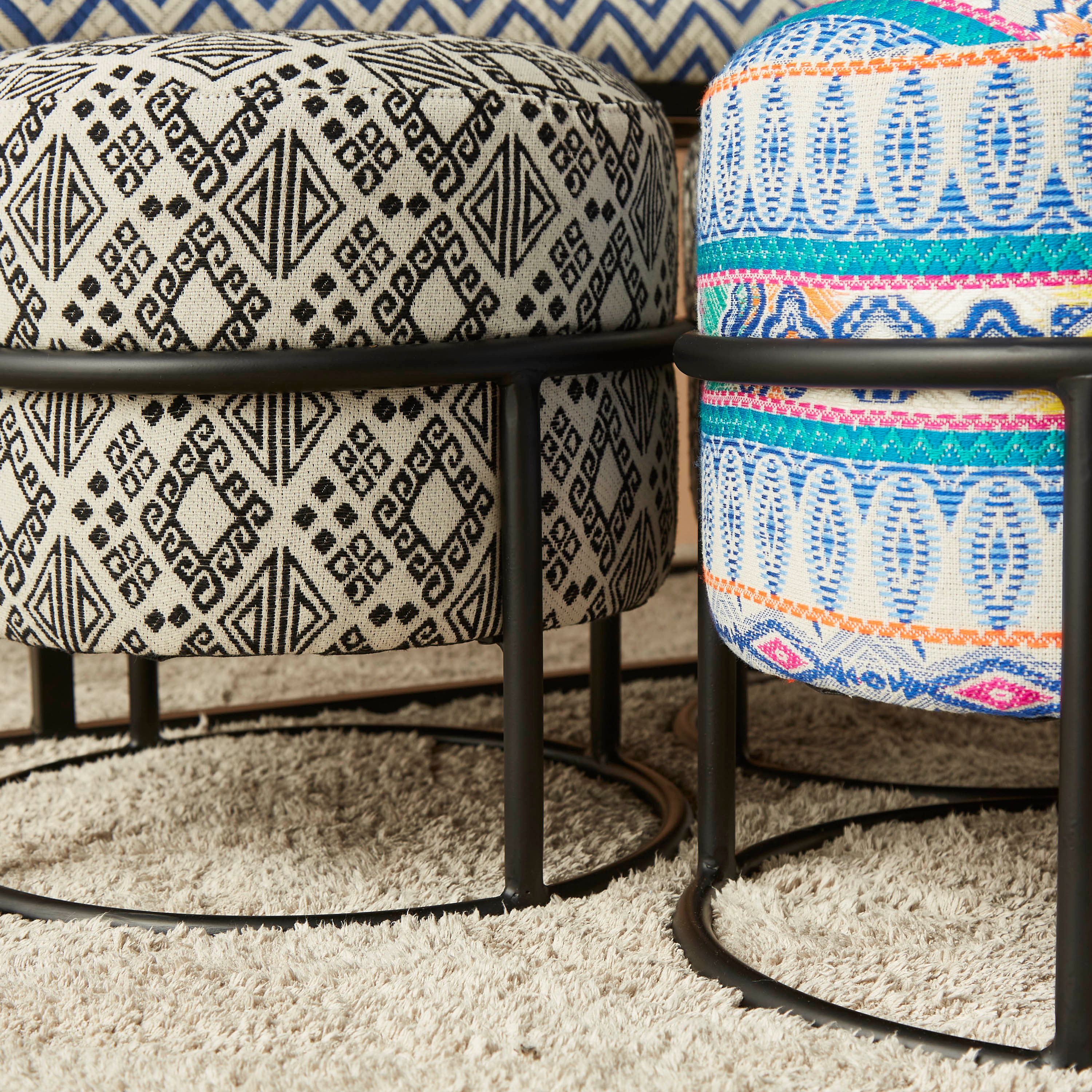 Upholstered 4-Piece Bench and Ottoman Set-furniture-diningroom-chairsandbenches-image-6
