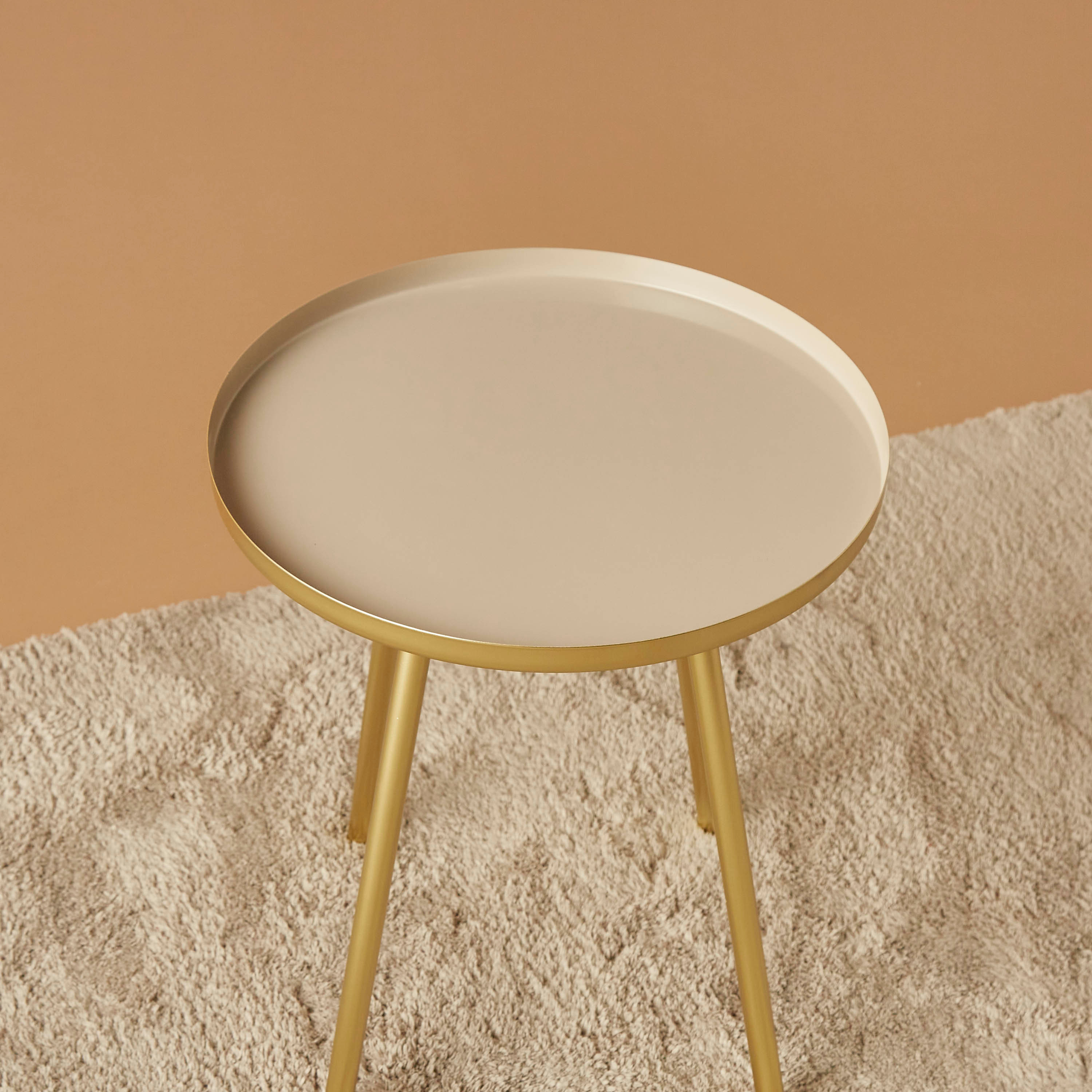 Metal Top Accent Table - 40x40x49 cms-furniture-livingroom-sideandendtables-image-3