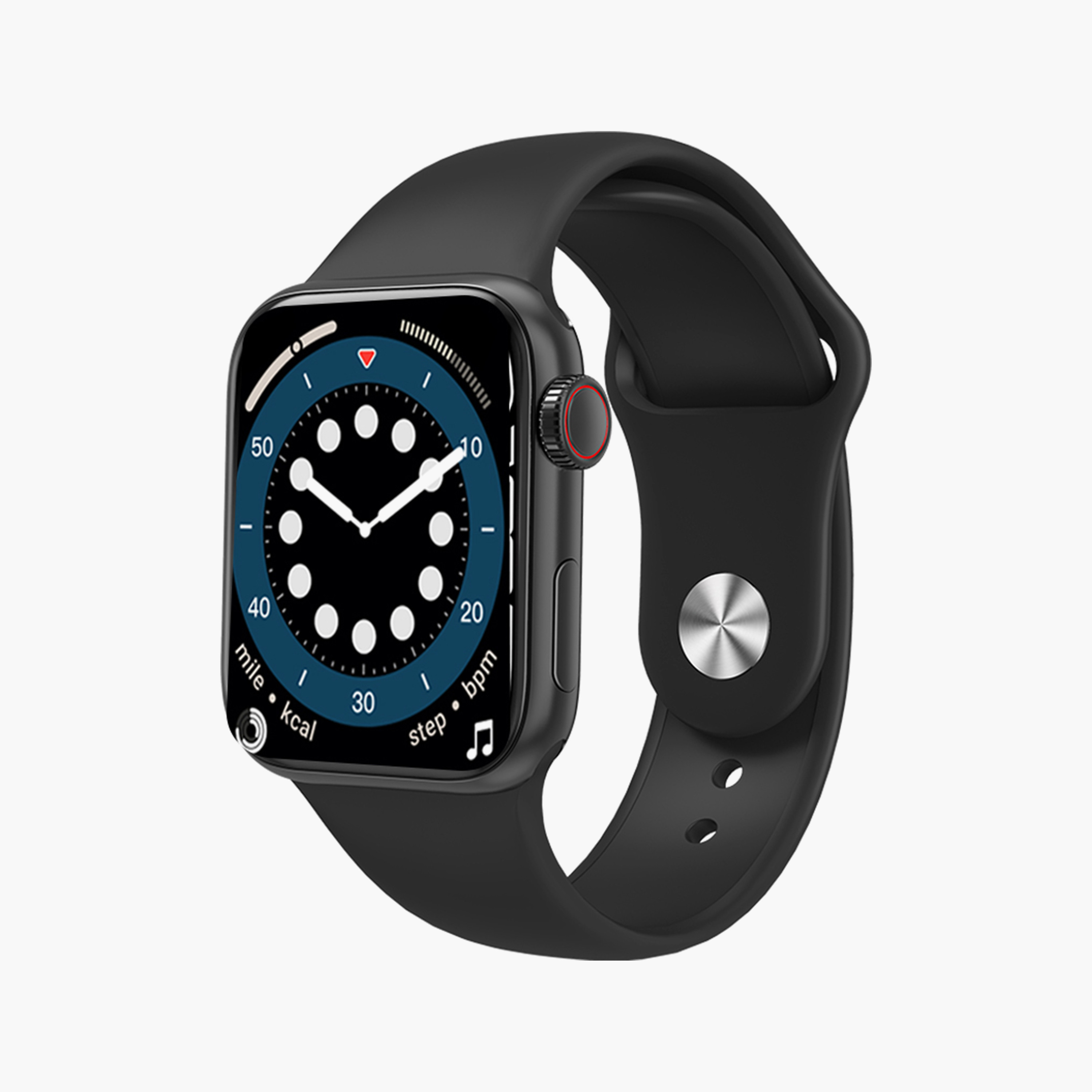  LC.SM.2.601 | ساعة ذكية أنالوج للجنسين بسوار سليكون بلون أسود من لي كوبر-men-watchesandjewellery-watches-image-1