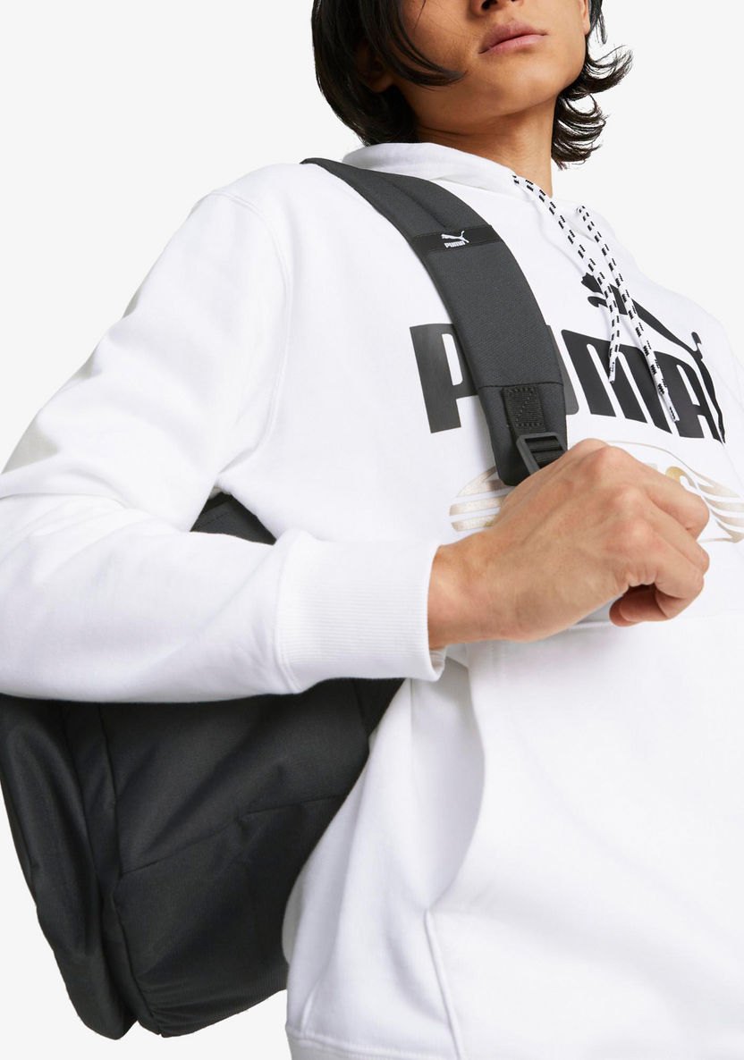 Puma Logo Print Backpack-Back To School-image-5