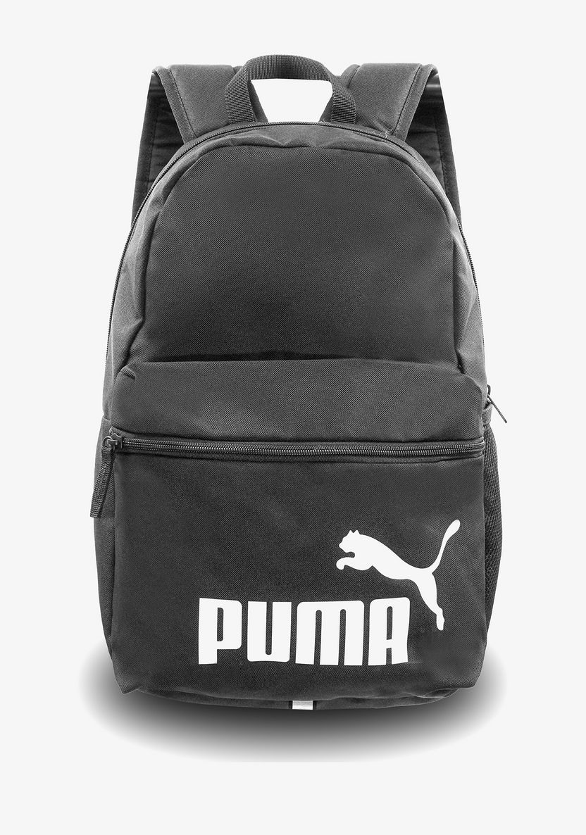 Puma Logo Print Backpack with Lunch Bag and Pouch-Back To School-image-0