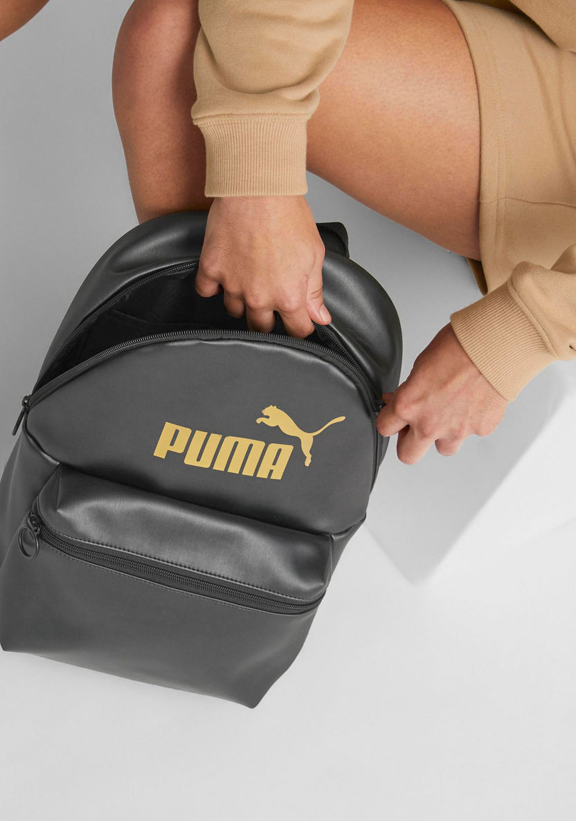 Puma Logo Print Backpack-Back To School-image-4