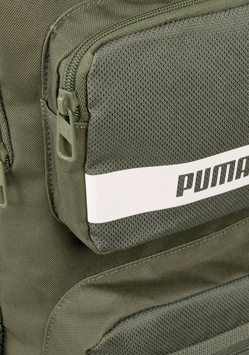 Puma Logo Print Backpack-Back To School-image-2