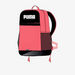 Puma Logo Print Backpack with Adjustable Shoulder Straps and Zip Closure-Back To School-thumbnail-0