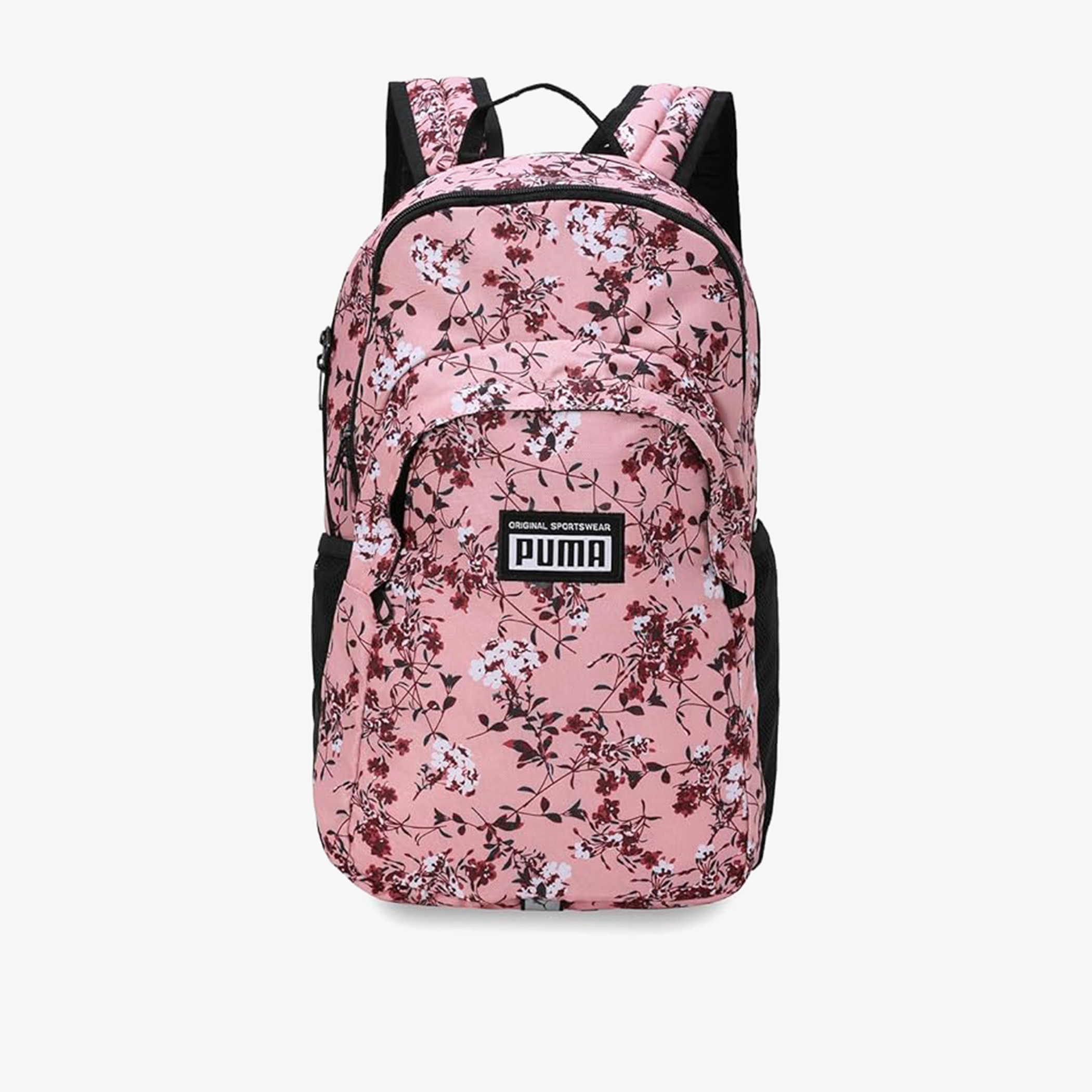 Puma All Over Floral Print Backpack with Adjustable Straps