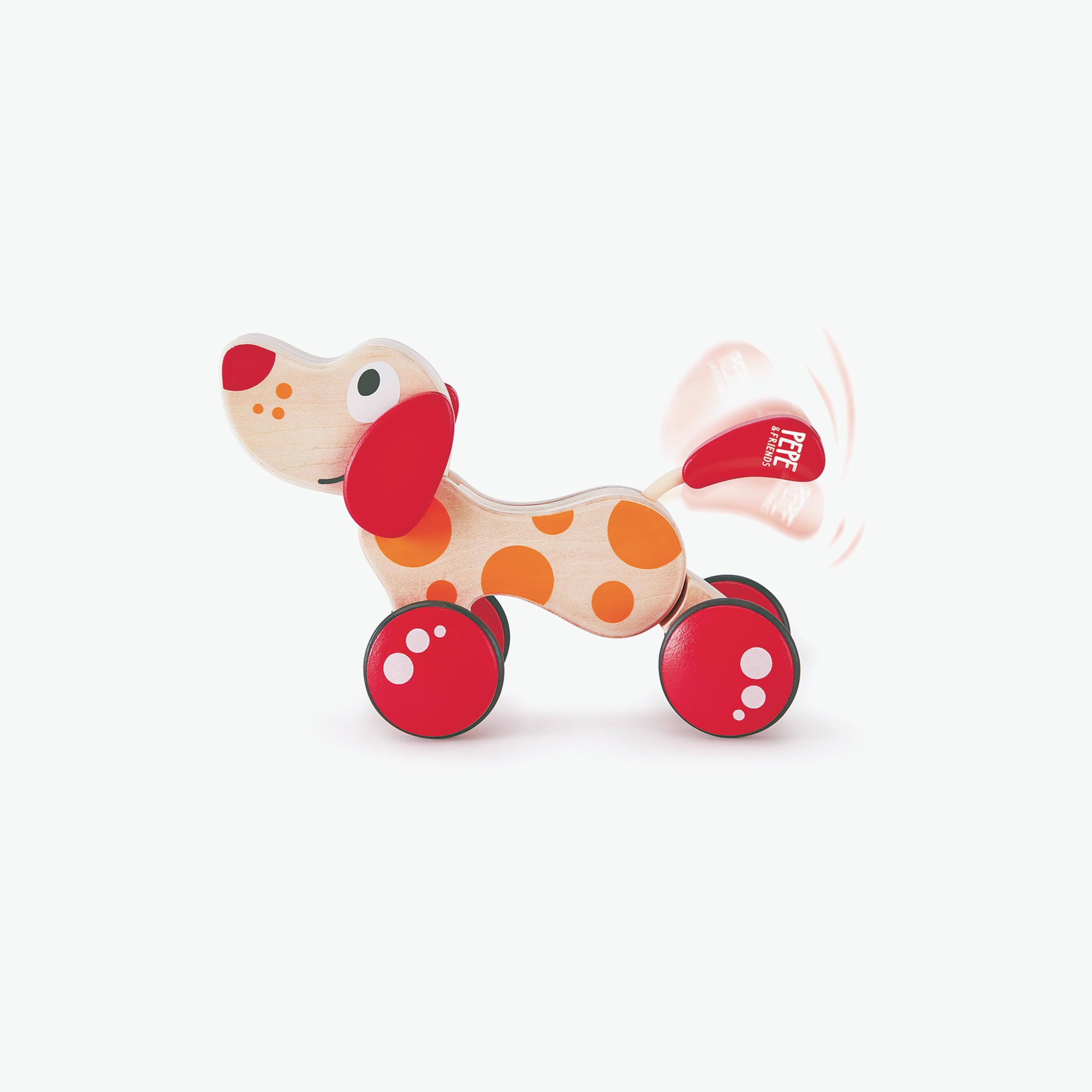 Hape Walk-A-Long Puppy Push And Pull Toy-toys-babyandtoddlertoys-pushandpulltoys-image-3