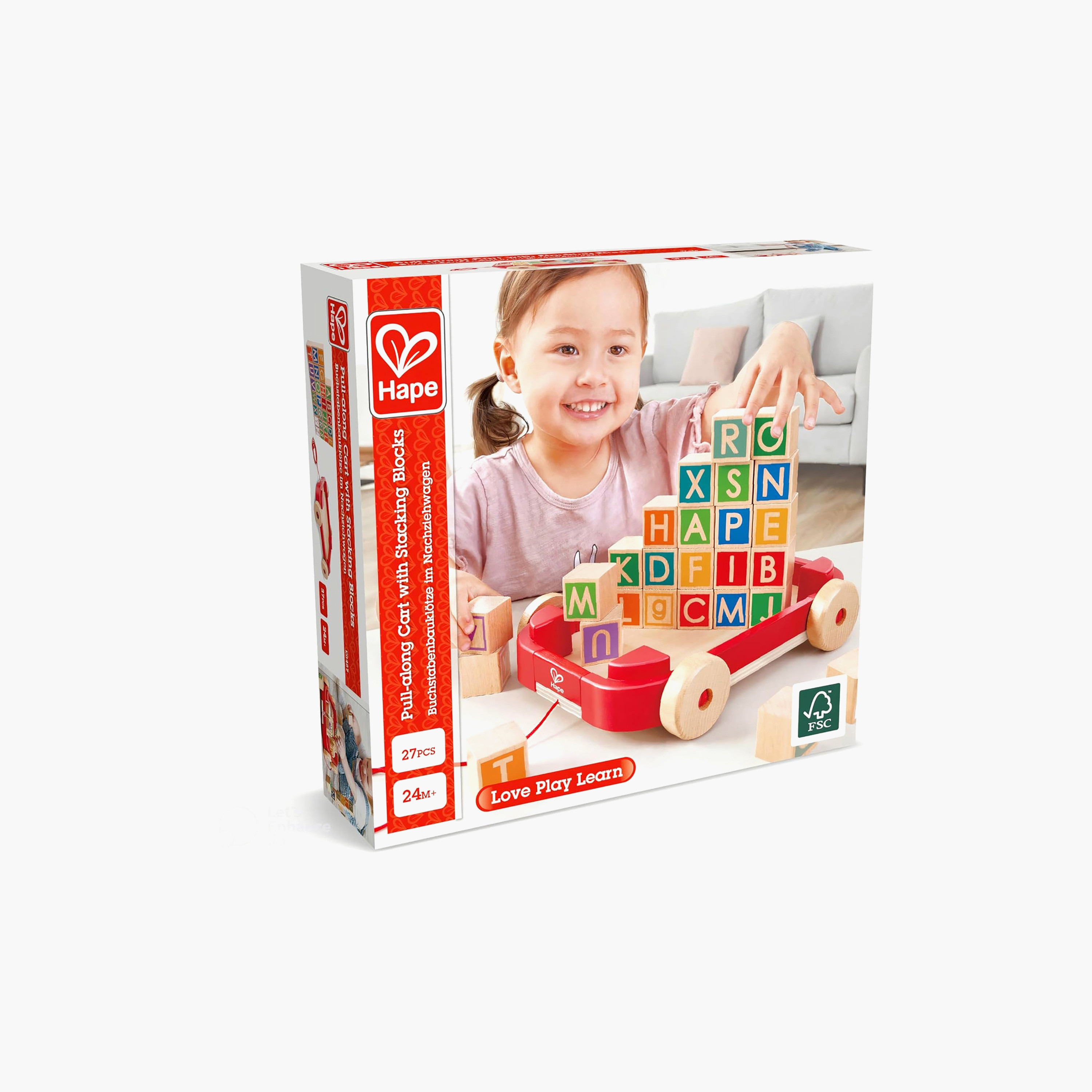 عربة سحب مع مكعبات تكديس من هابي-toys-babyandtoddlertoys-pushandpulltoys-image-5