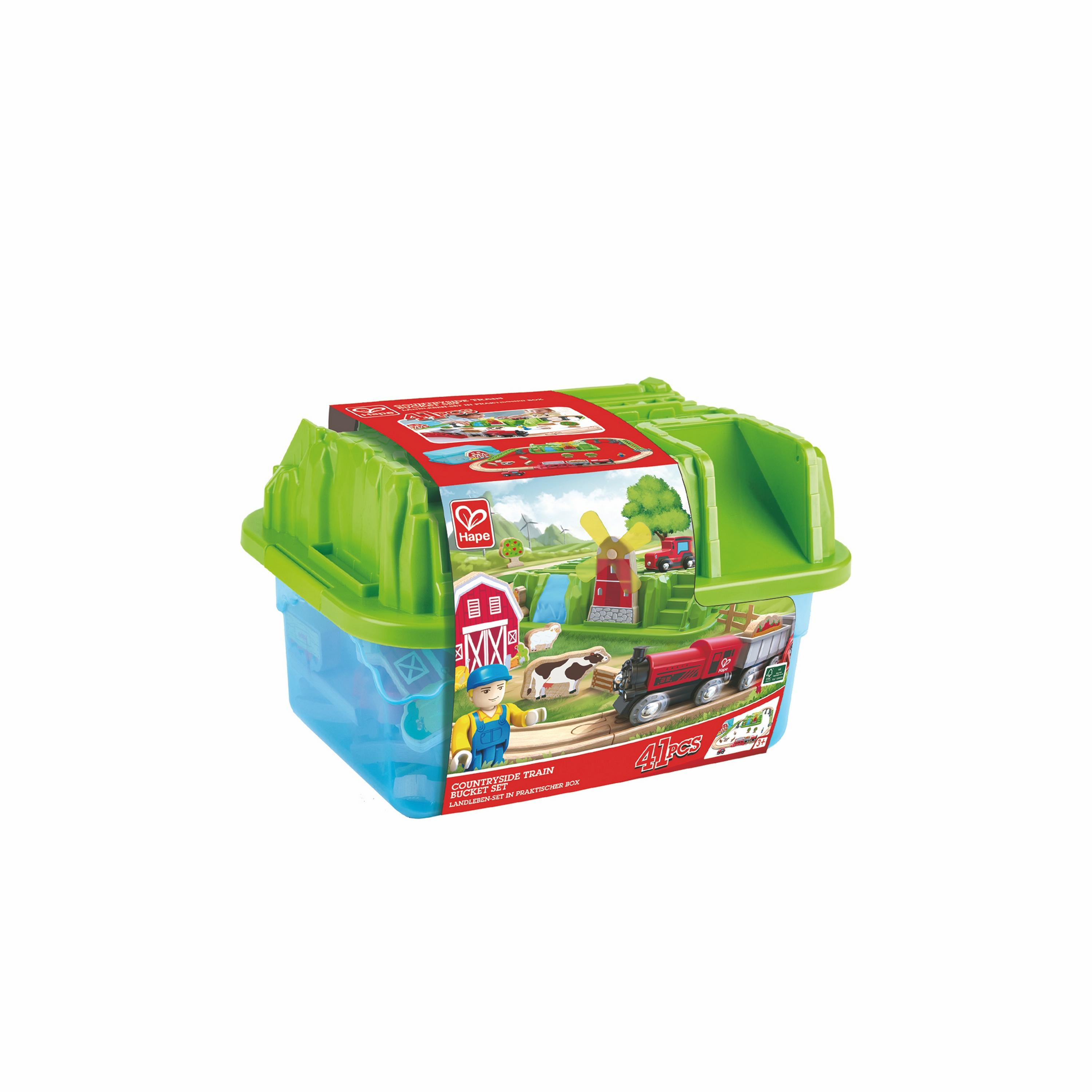 Hape Countryside Train Bucket Railway Set-toys-playvehicles-trainsandbuses-image-4