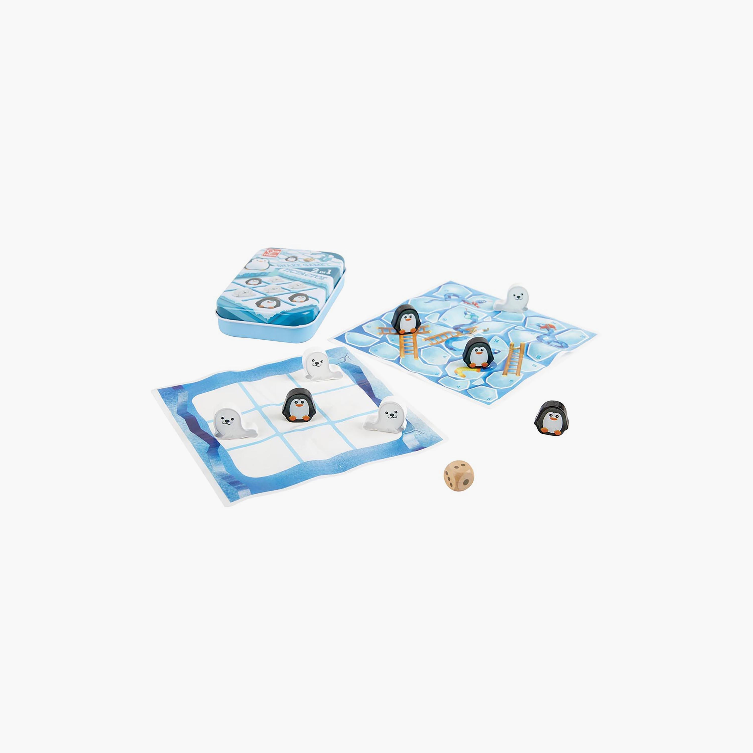 Hape 2-in-1 Tic Tac Toe, Snakes And Ladders Mini Game-toys-indoortoys-boardgames-image-2