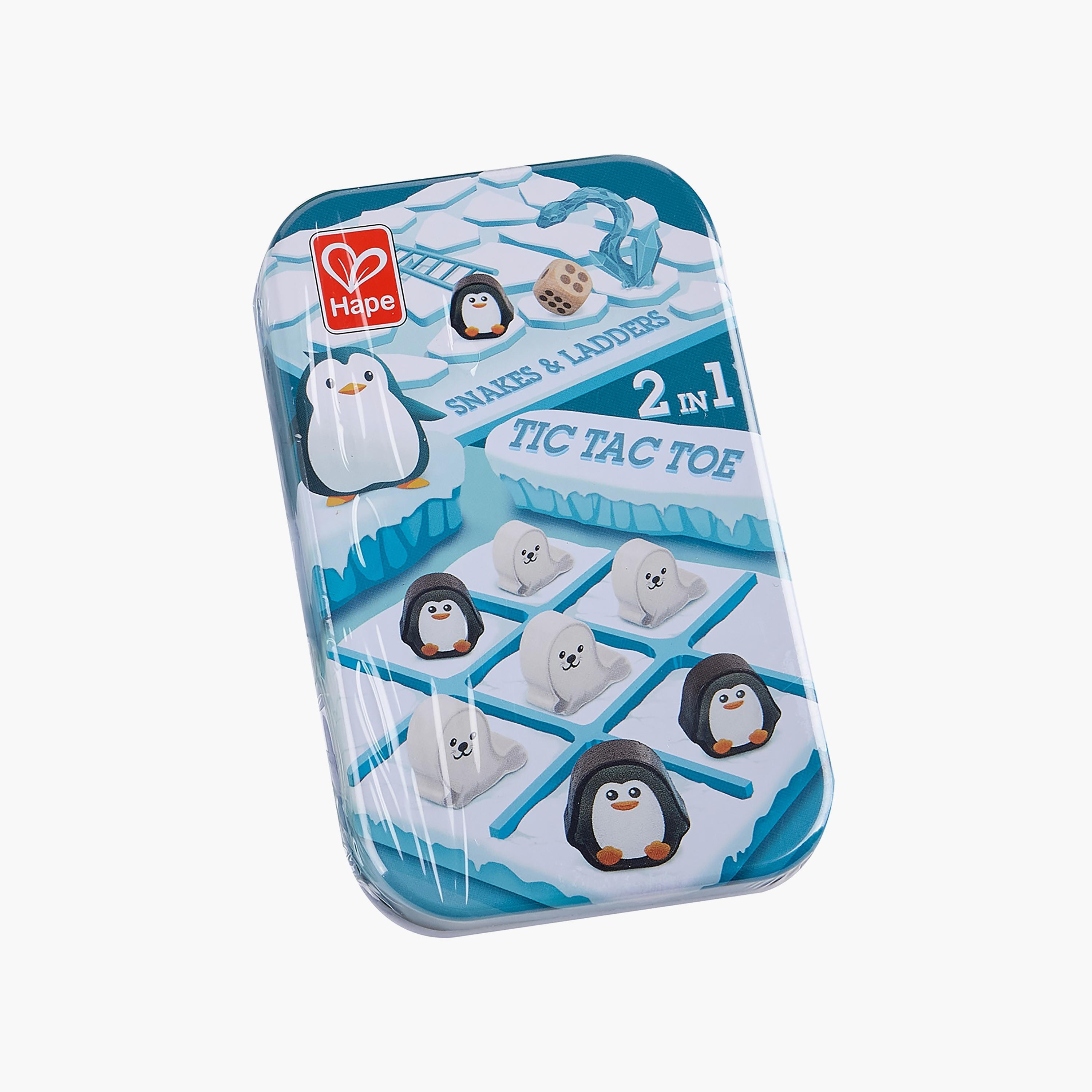Hape 2-in-1 Tic Tac Toe, Snakes And Ladders Mini Game-toys-indoortoys-boardgames-image-3