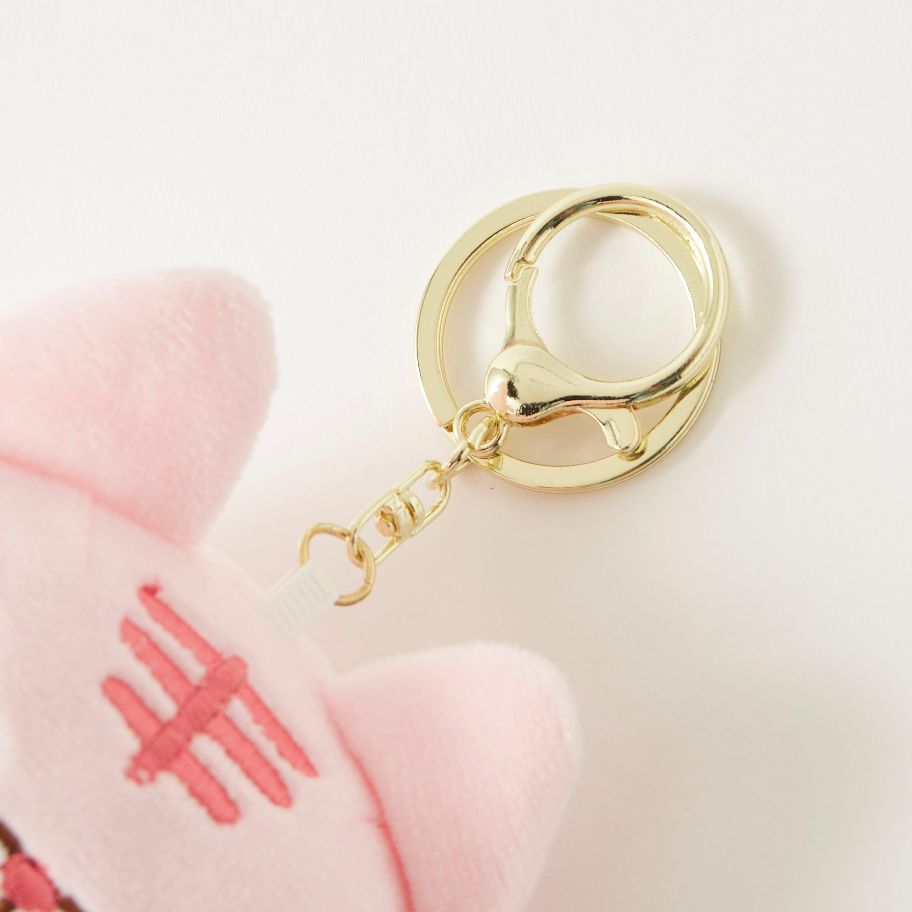 Kitty Shaped Keyring-girls-accessories-keyringsandbagcharms-image-3