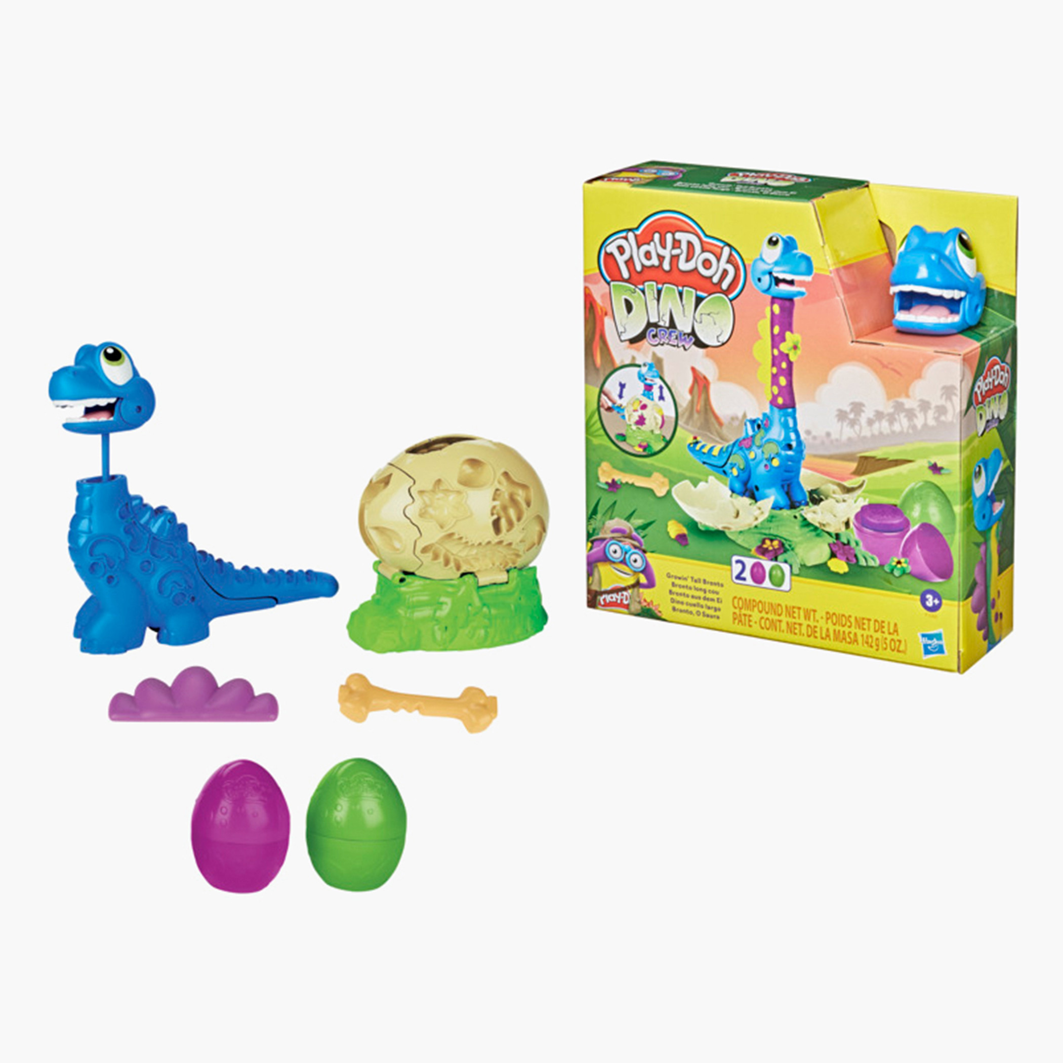 مجموعة لعب صلصال التشكيل دينو كرو من بلاي دوه-toys-educational-doughtoys-image-3