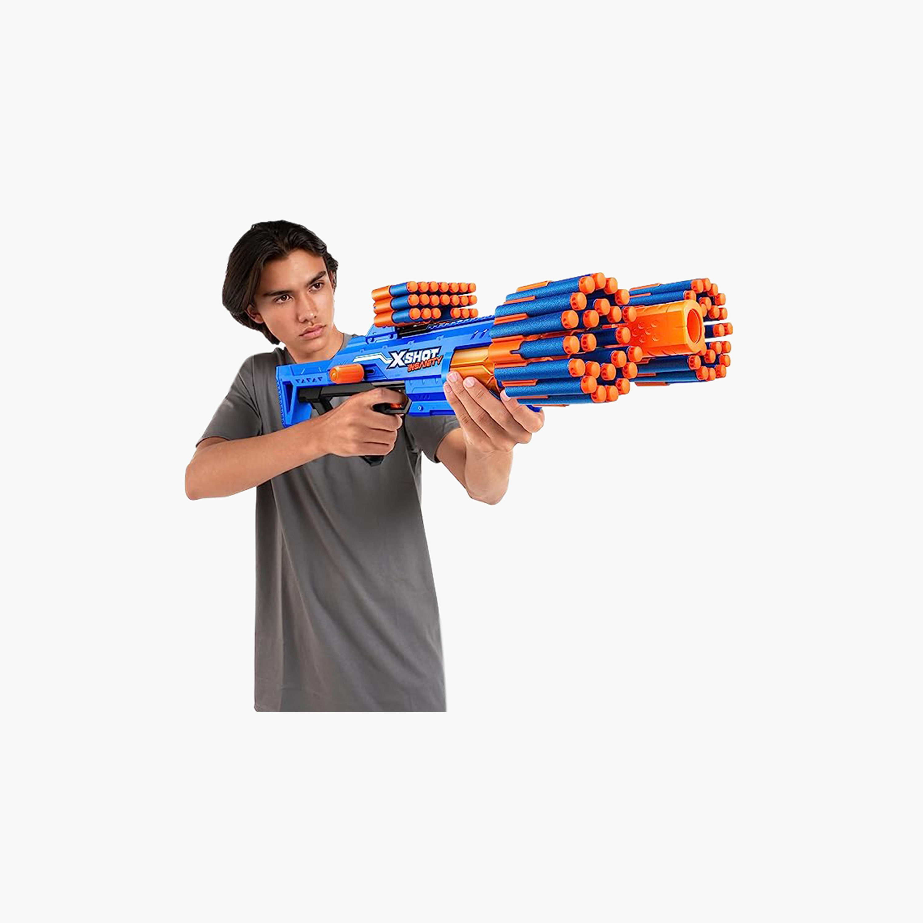 X-Shot Insanity Berzerko 6-Shot Shooting Gun with 48 Darts-toys-outdoor-gunsandfoamblasters-image-1