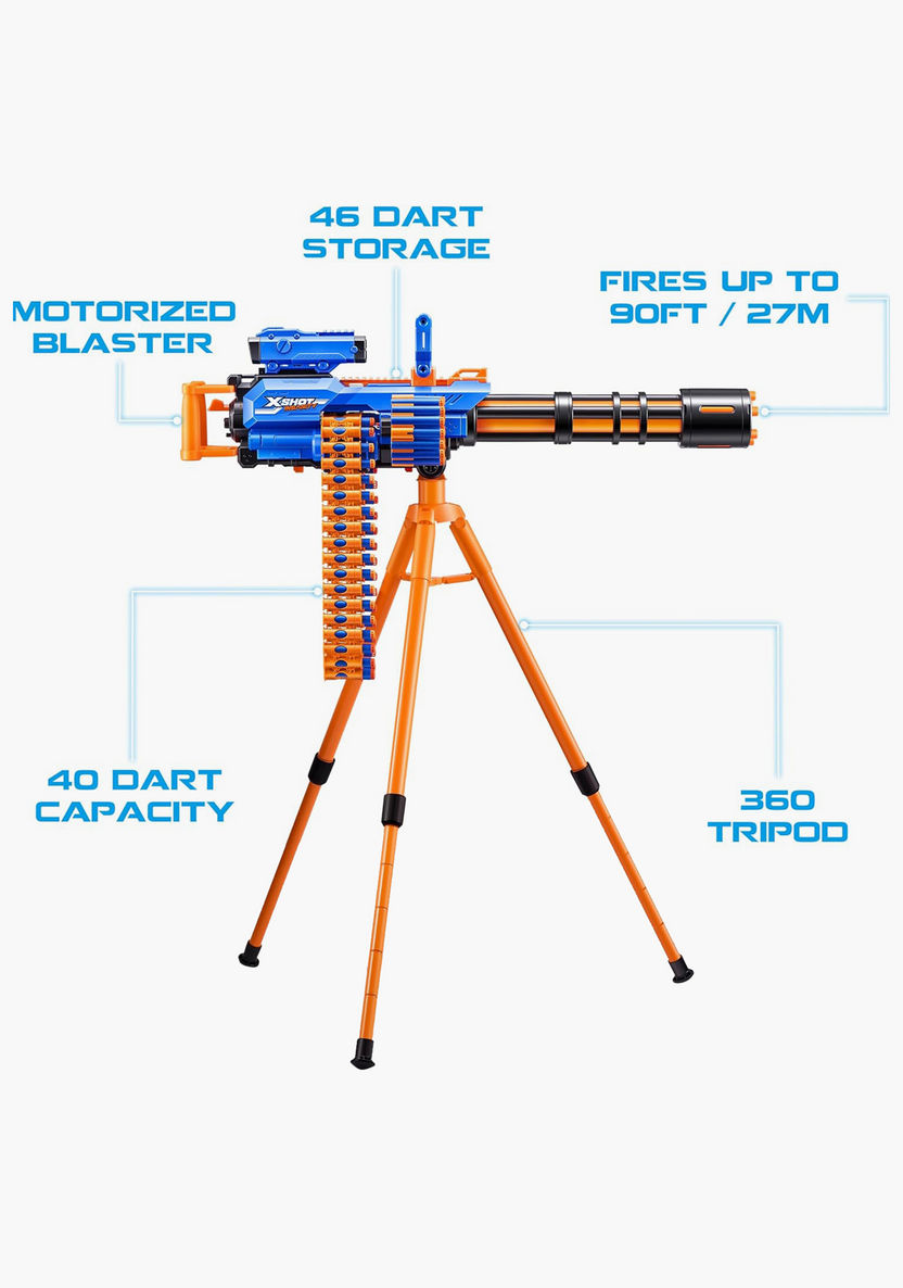 Buy X-Shot Insanity Motorized Rage Fire Toy Gun with Tripod for Babies ...