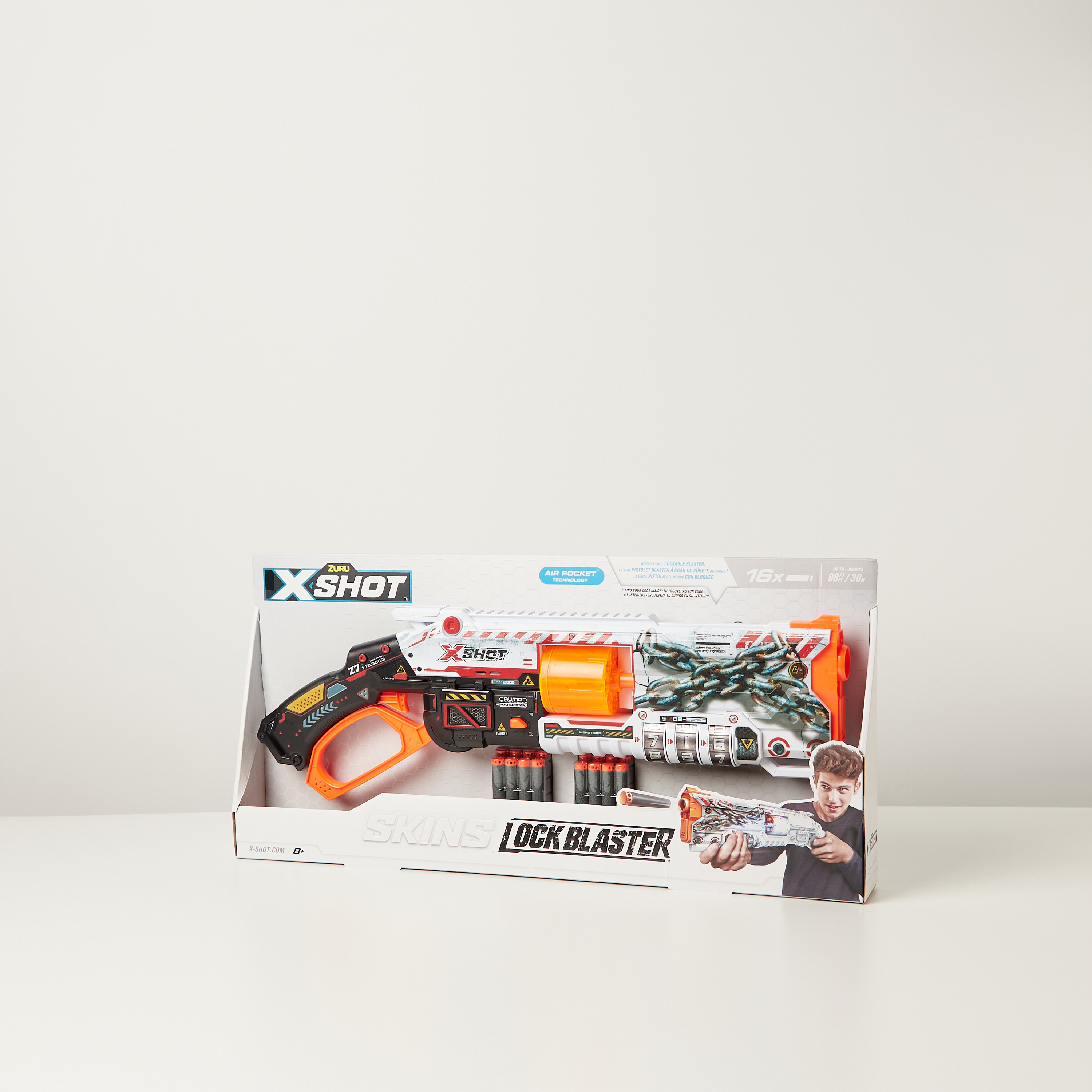 X-Shot Skins Lock Blaster Toy with Darts-toys-outdoor-gunsandfoamblasters-image-6