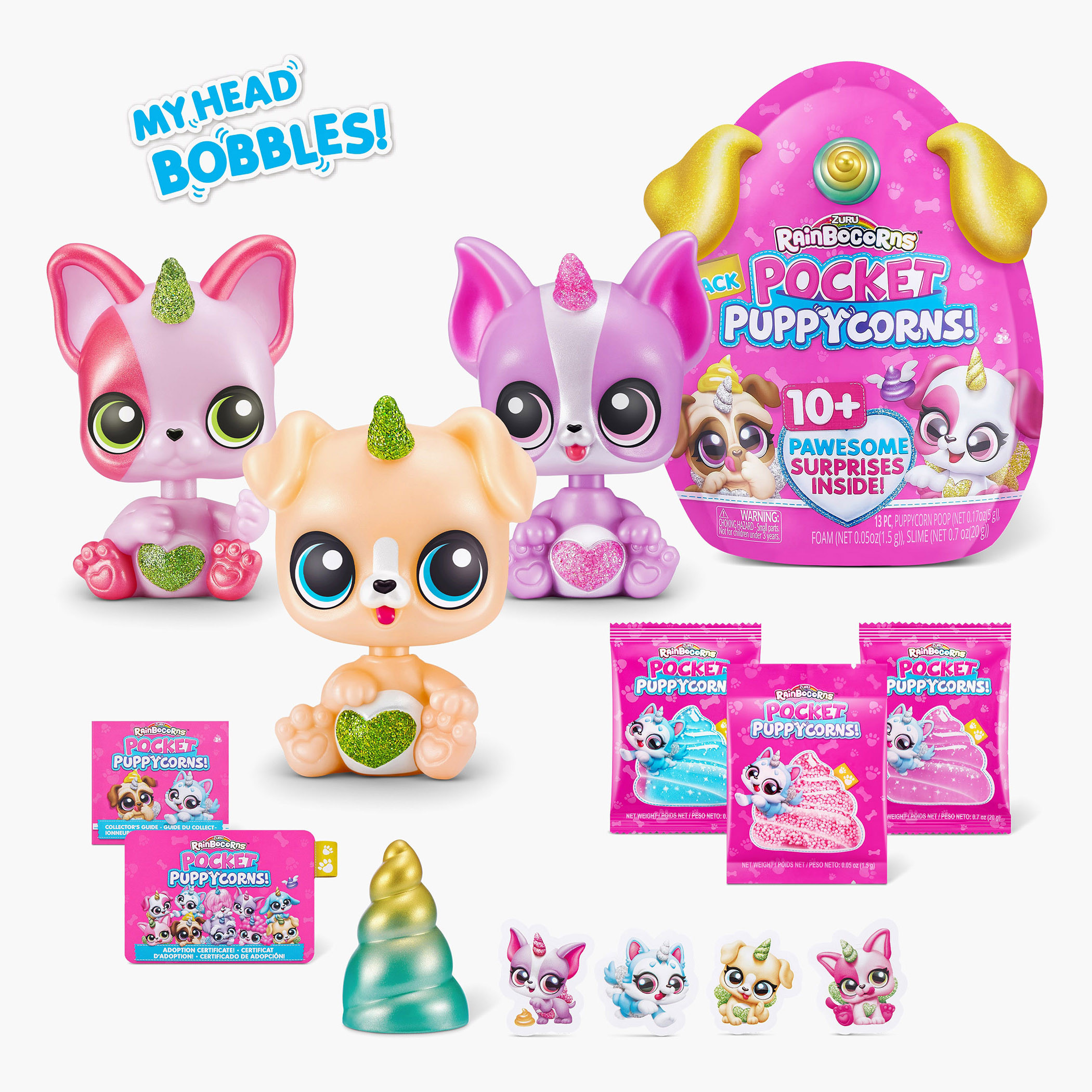 دمية جيب مفاجأة برأس متأرجح متنوعة بوكيت بابي كورن من رينبوكورنز-toys-noveltyandcollectibles-collectibles-image-3