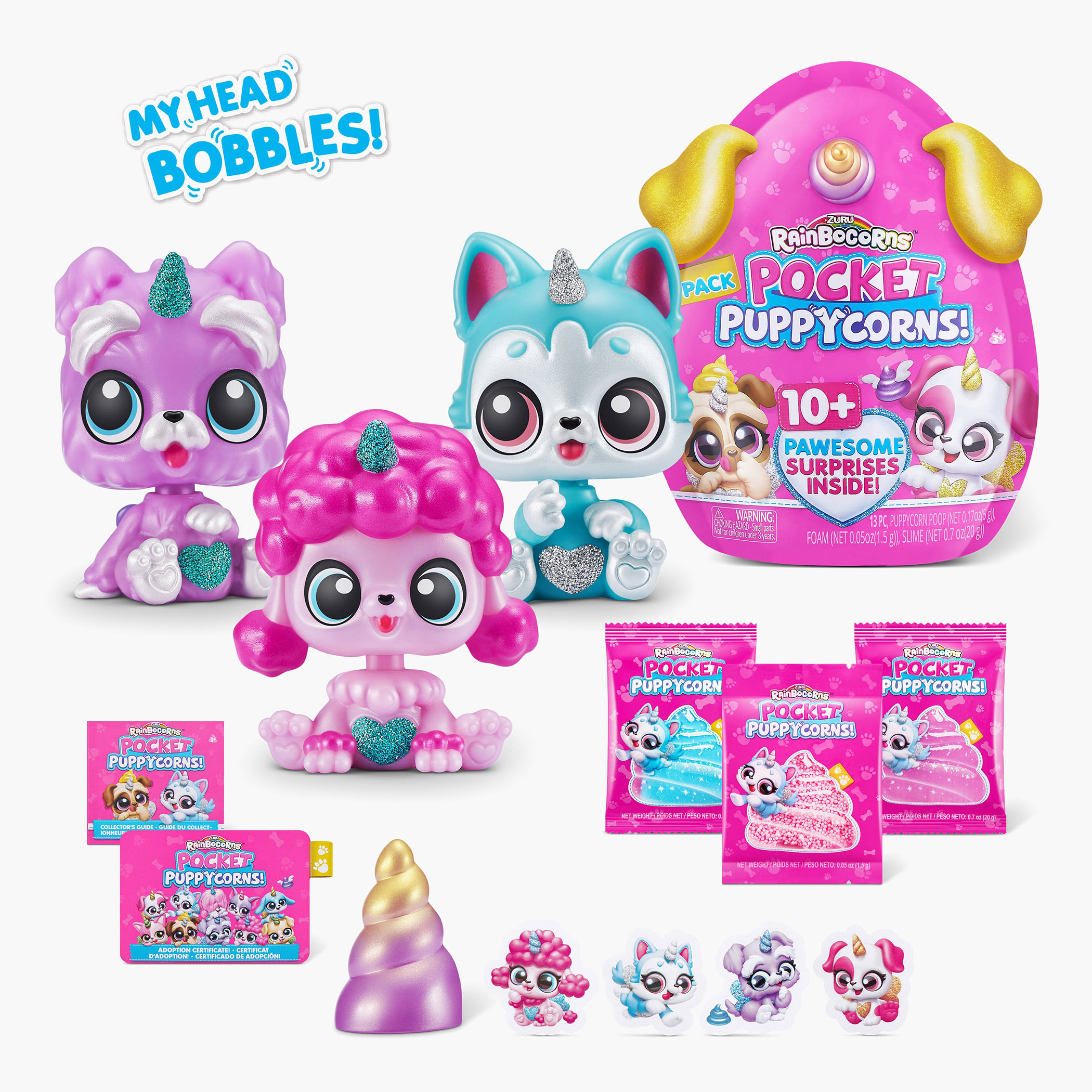 دمية جيب مفاجأة برأس متأرجح متنوعة بوكيت بابي كورن من رينبوكورنز-toys-noveltyandcollectibles-collectibles-image-4