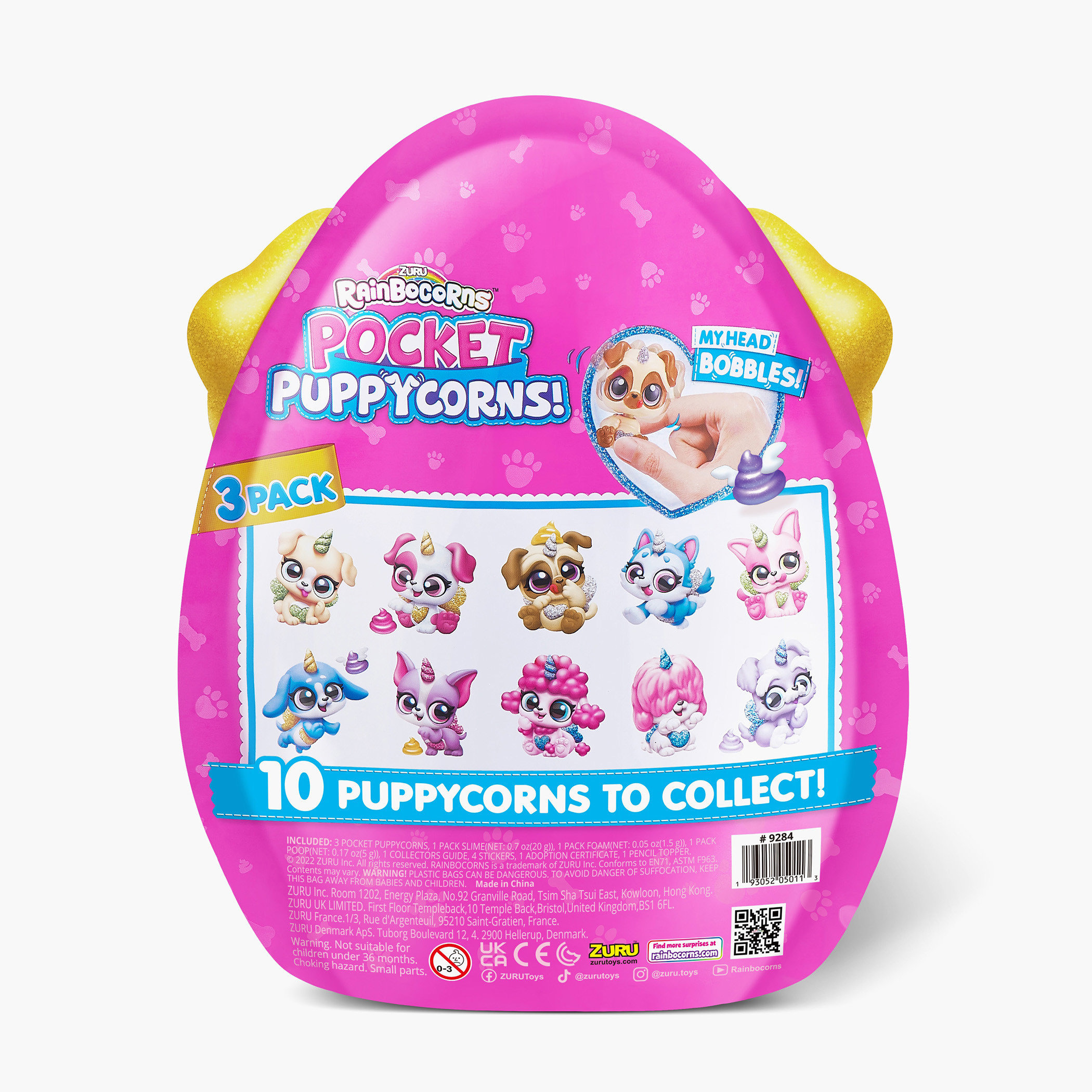 دمية جيب مفاجأة برأس متأرجح متنوعة بوكيت بابي كورن من رينبوكورنز-toys-noveltyandcollectibles-collectibles-image-8