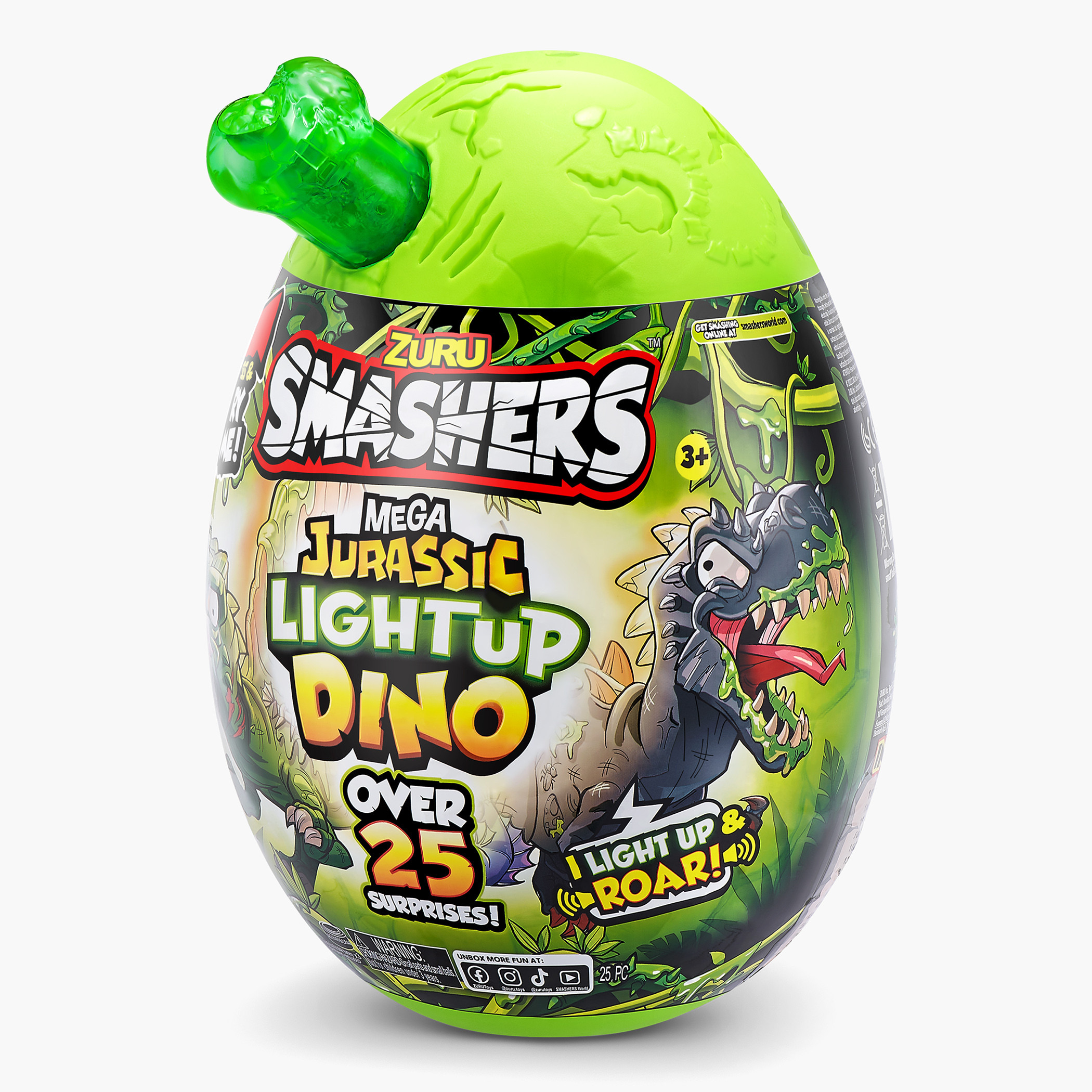 ZURU Smashers Assorted Mega Jurassic Light-Up Dino Surprise Egg-toys-noveltyandcollectibles-collectibles-image-1