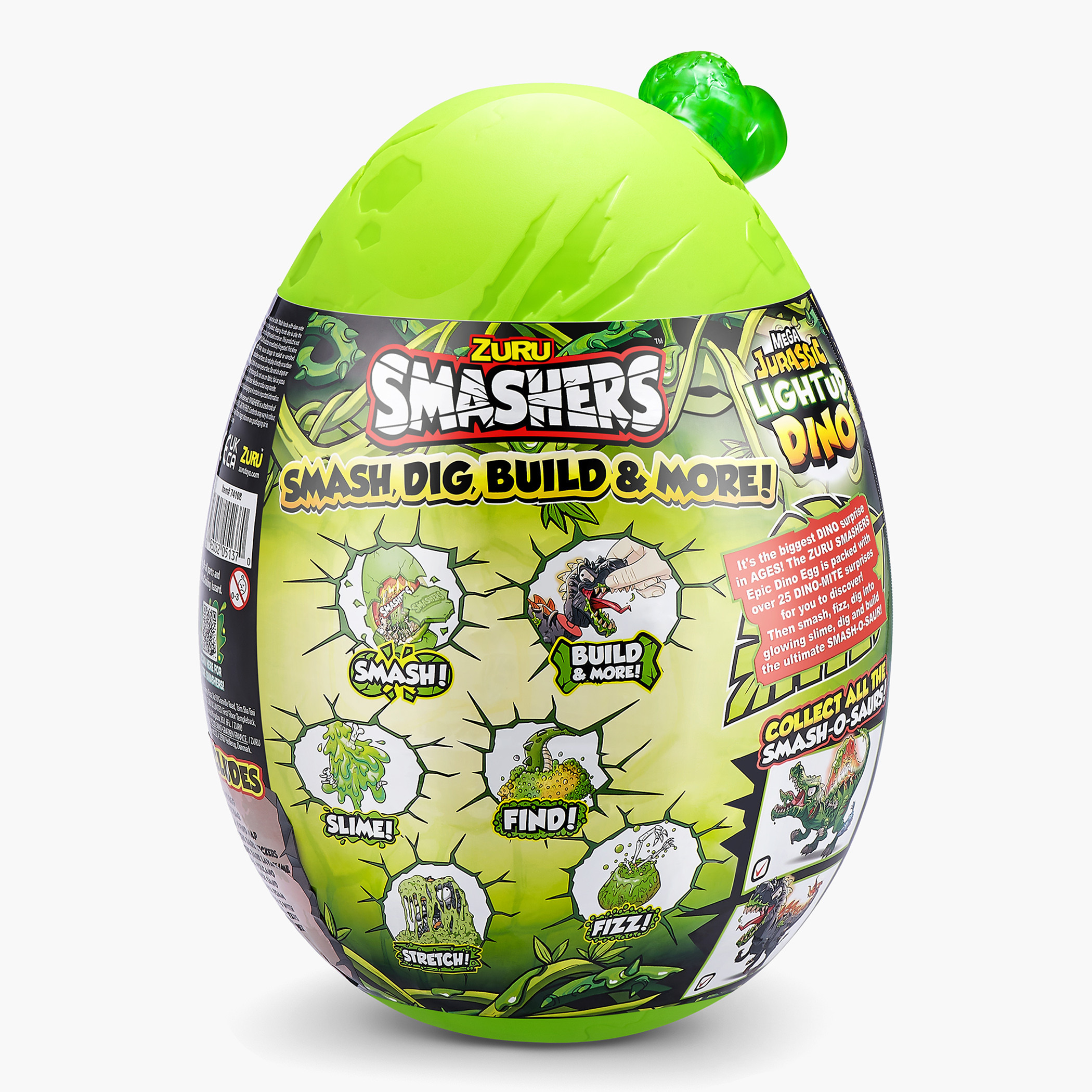 ZURU Smashers Assorted Mega Jurassic Light-Up Dino Surprise Egg-toys-noveltyandcollectibles-collectibles-image-9