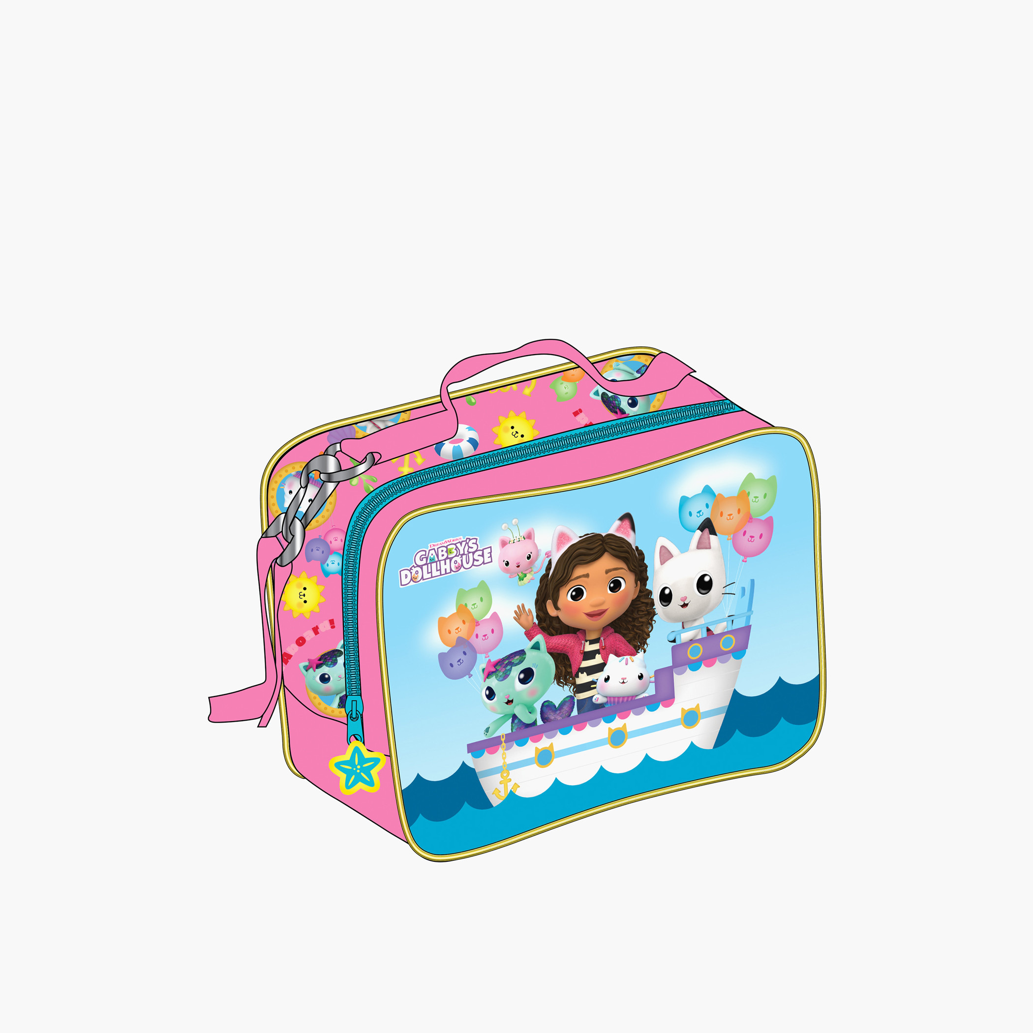 شنطة غداء بحزام كتف من جابيز دول هاوس-school-lunchessentials-lunchbags-image-1
