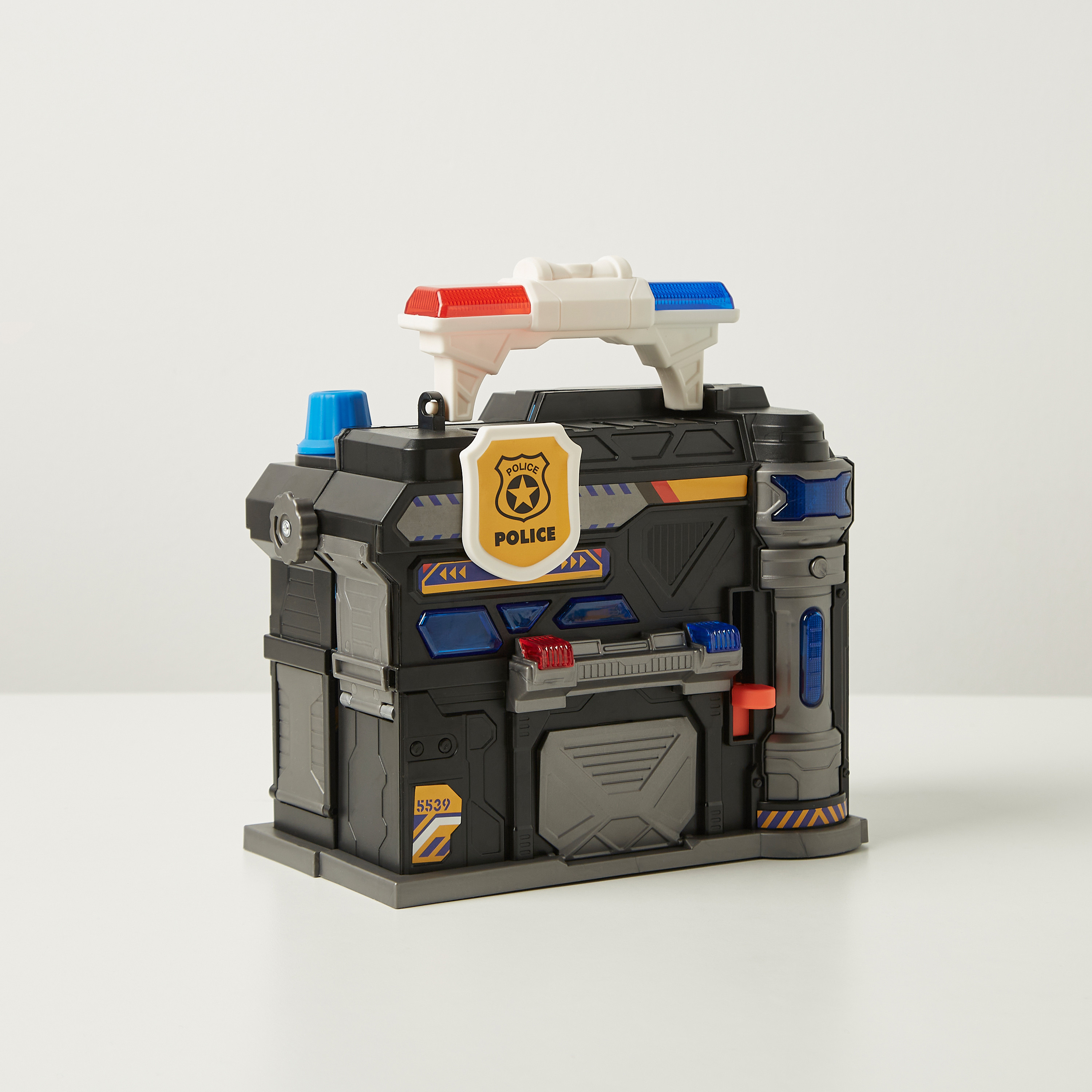 Juniors Police Garage Track Playset  with Carry Case-toys-playvehicles-utilityvehicles-image-3