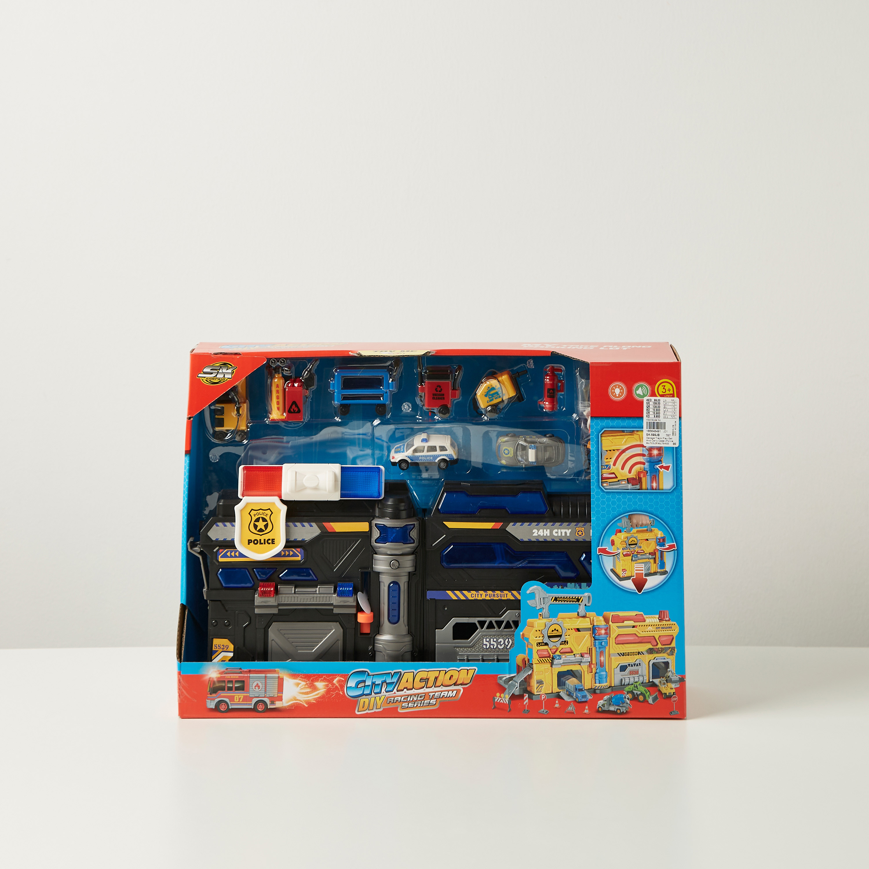 Juniors Police Garage Track Playset  with Carry Case-toys-playvehicles-utilityvehicles-image-5