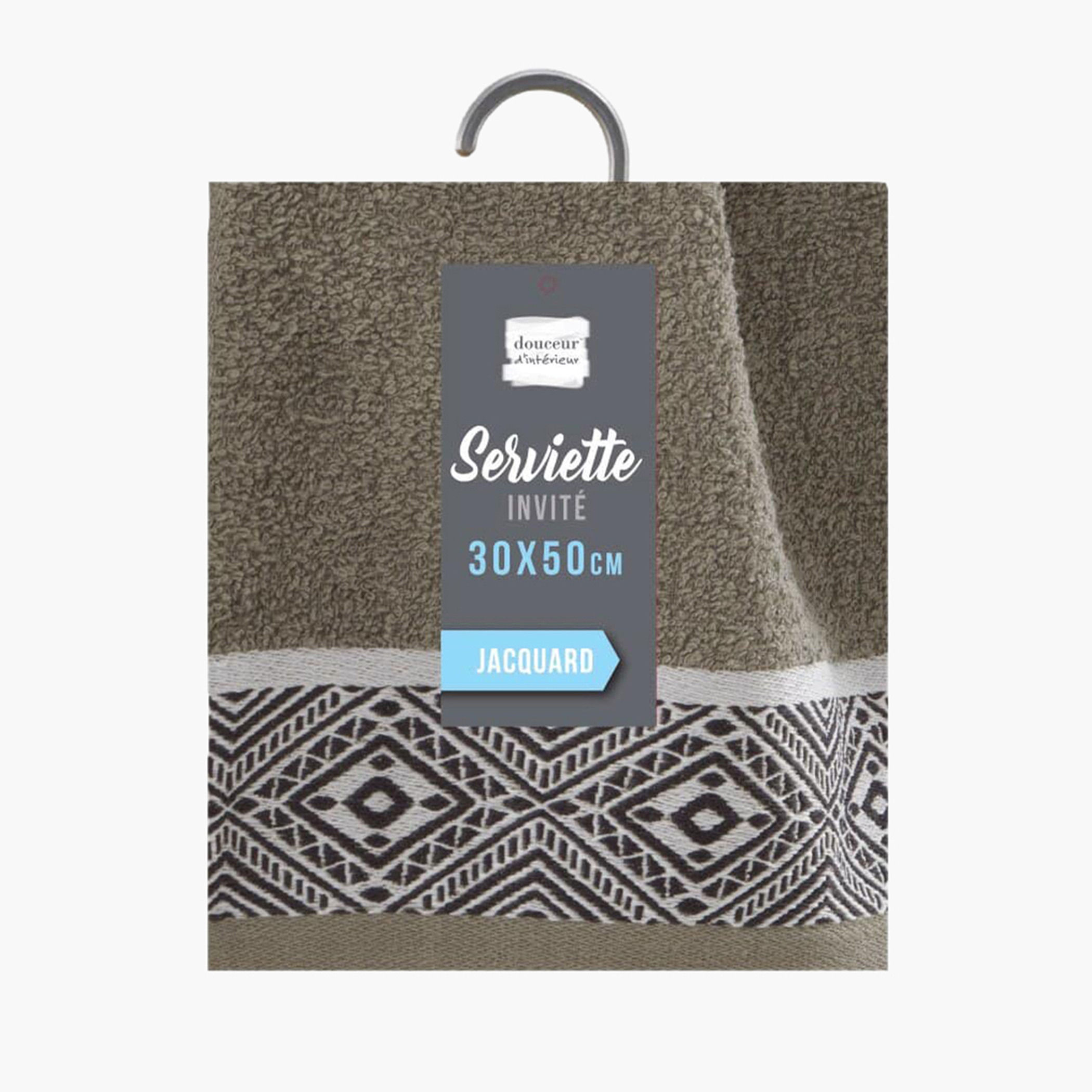 منشفة وجه جاكارد بارزة الملمس- 30x50 سم-household-bathandlaundry-bathlinen-towels-image-3