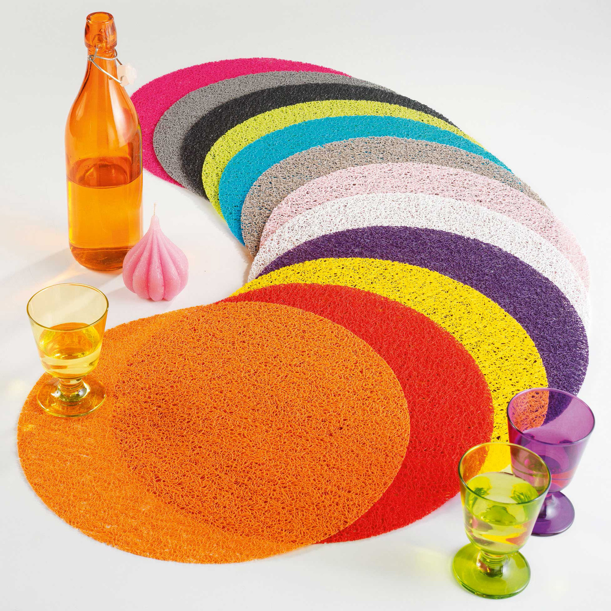 Textured Placemat - 38 cms-household-dining-tablelinen-placemats-image-2
